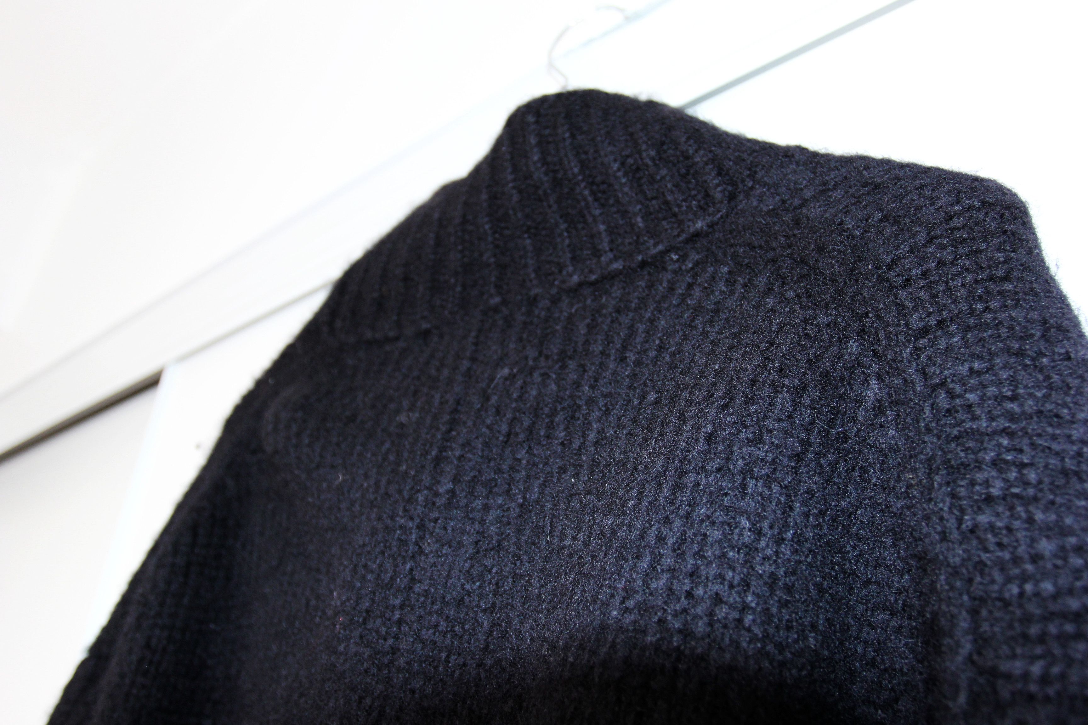Yohji Yamamoto AW05 YOHJI YAMAMOTO POUR HOMME WOOL KNIT COAT M Size US M / EU 48-50 / 2 - 11 Thumbnail