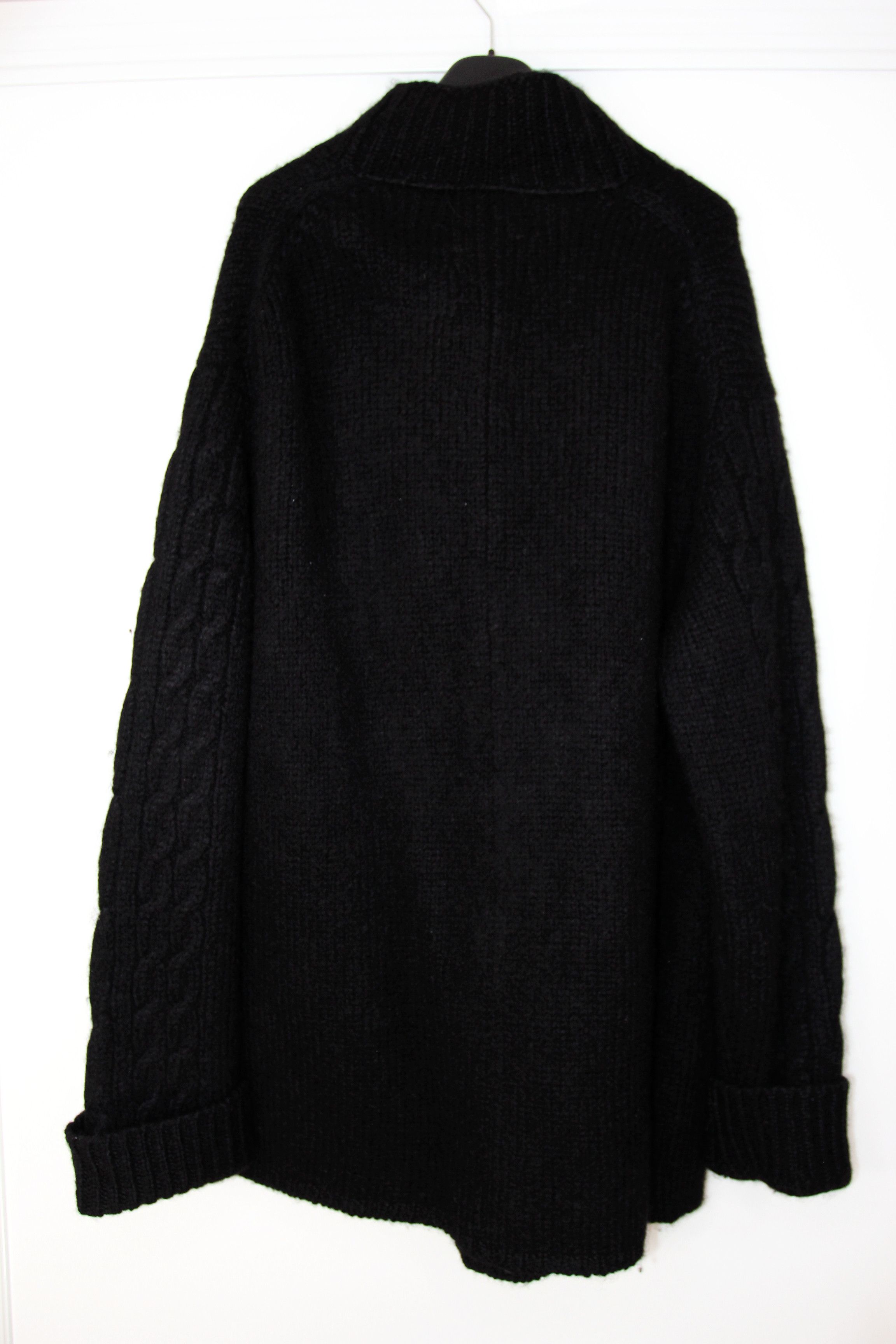 Yohji Yamamoto AW05 YOHJI YAMAMOTO POUR HOMME WOOL KNIT COAT M Size US M / EU 48-50 / 2 - 5 Thumbnail