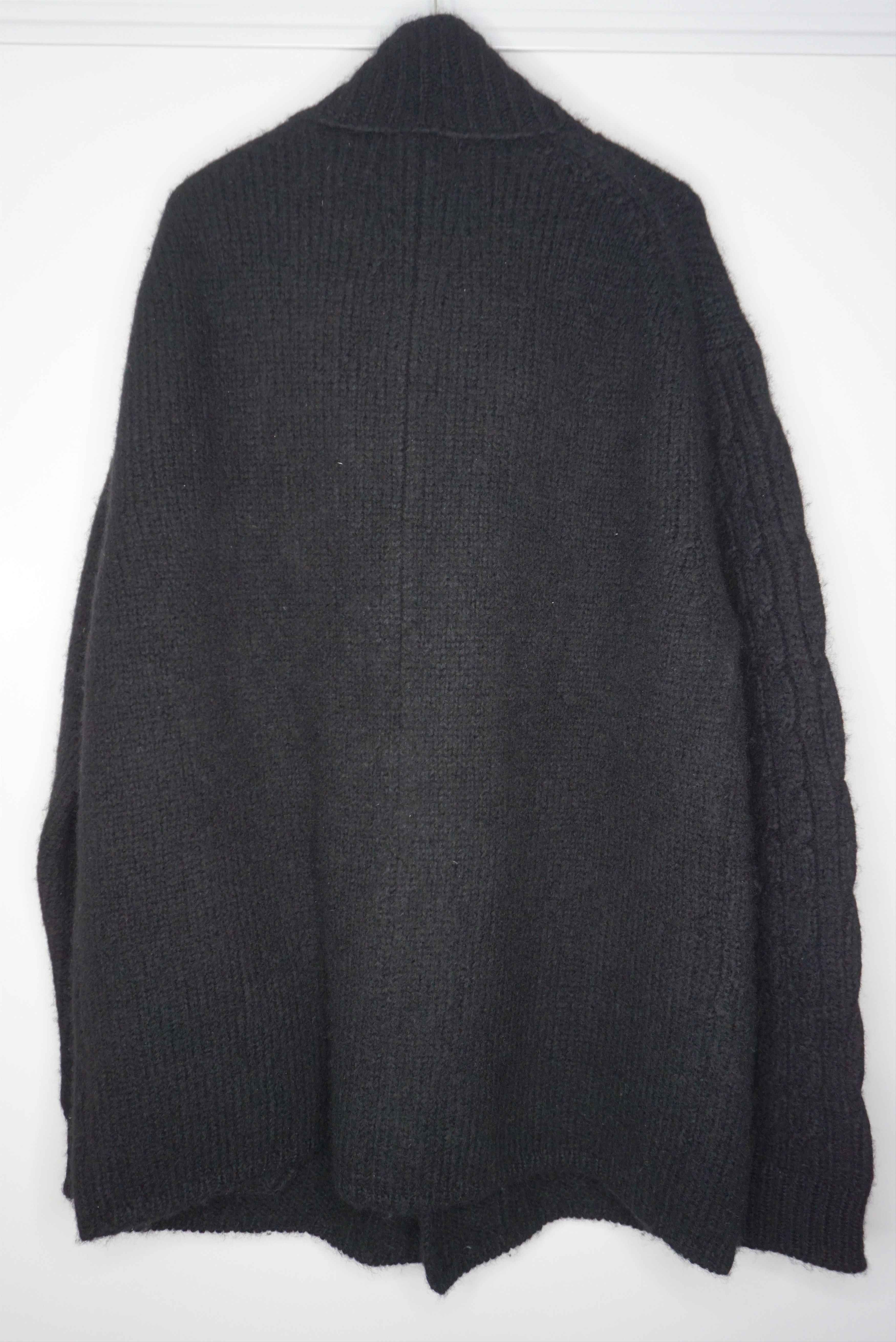 Yohji Yamamoto AW05 YOHJI YAMAMOTO POUR HOMME WOOL KNIT COAT M Size US M / EU 48-50 / 2 - 3 Thumbnail