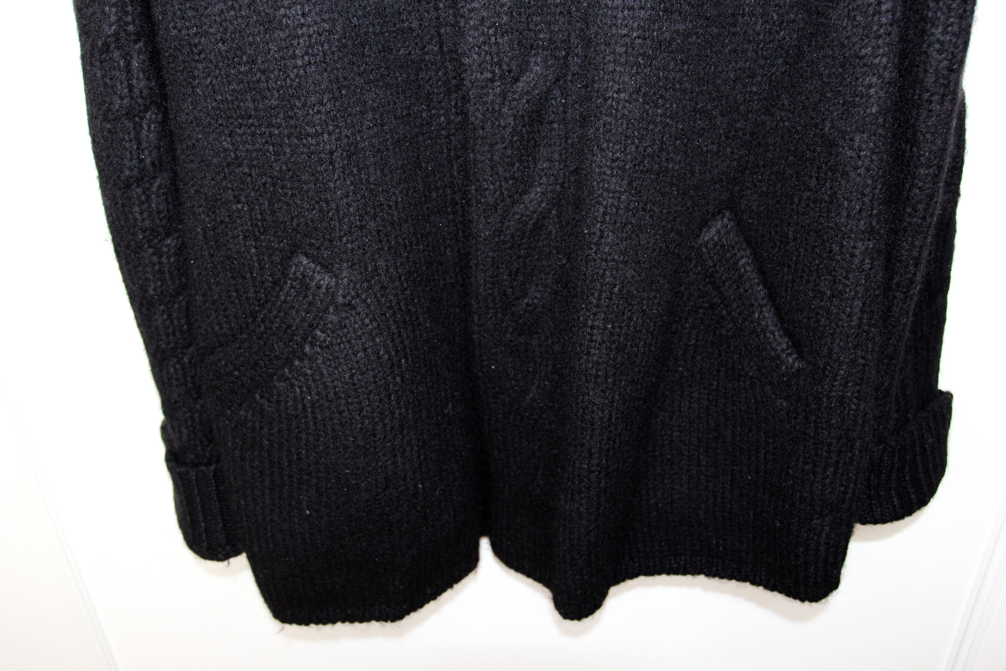 Yohji Yamamoto AW05 YOHJI YAMAMOTO POUR HOMME WOOL KNIT COAT M Size US M / EU 48-50 / 2 - 8 Thumbnail