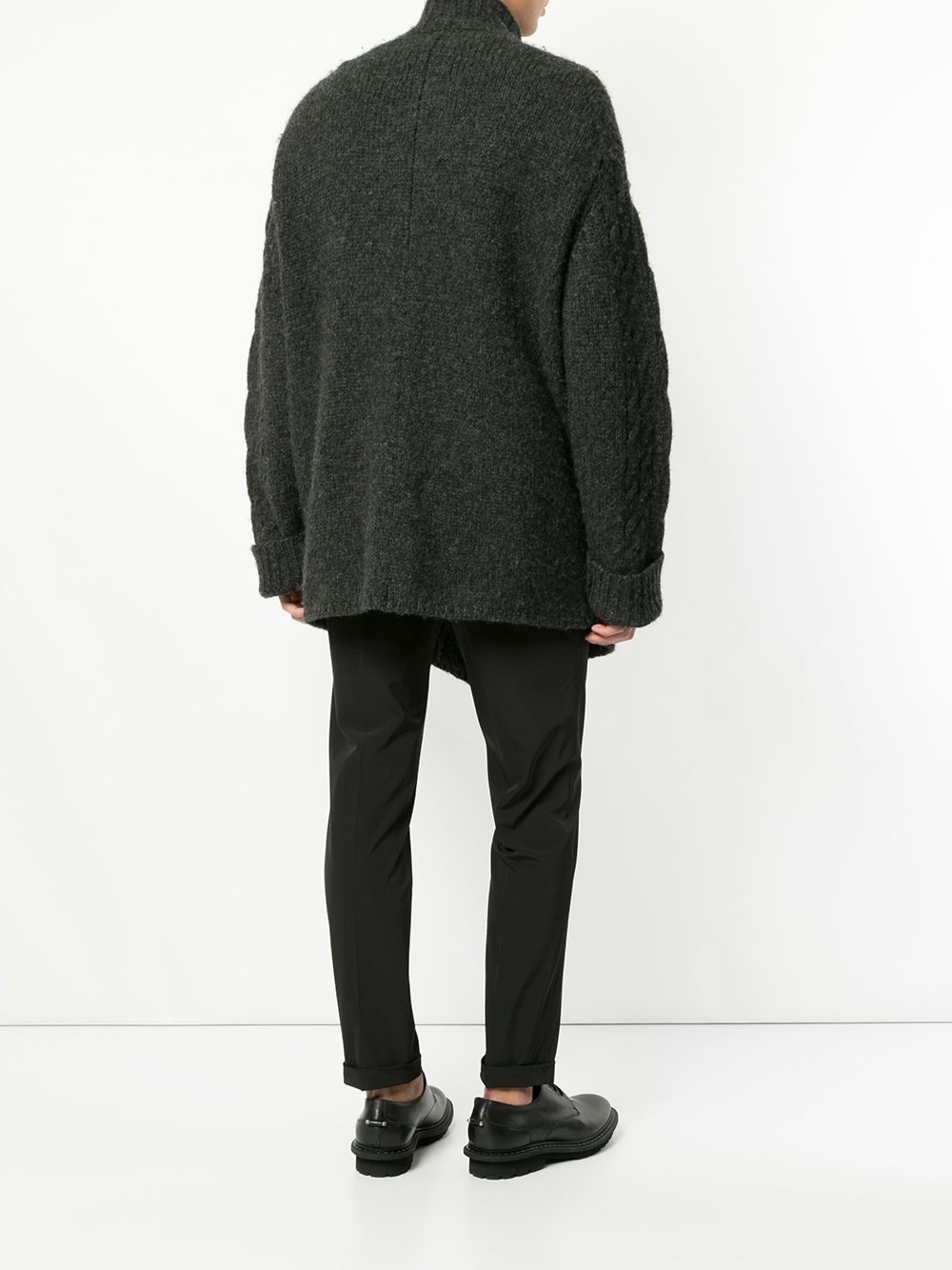 Yohji Yamamoto AW05 YOHJI YAMAMOTO POUR HOMME WOOL KNIT COAT M Size US M / EU 48-50 / 2 - 19 Thumbnail