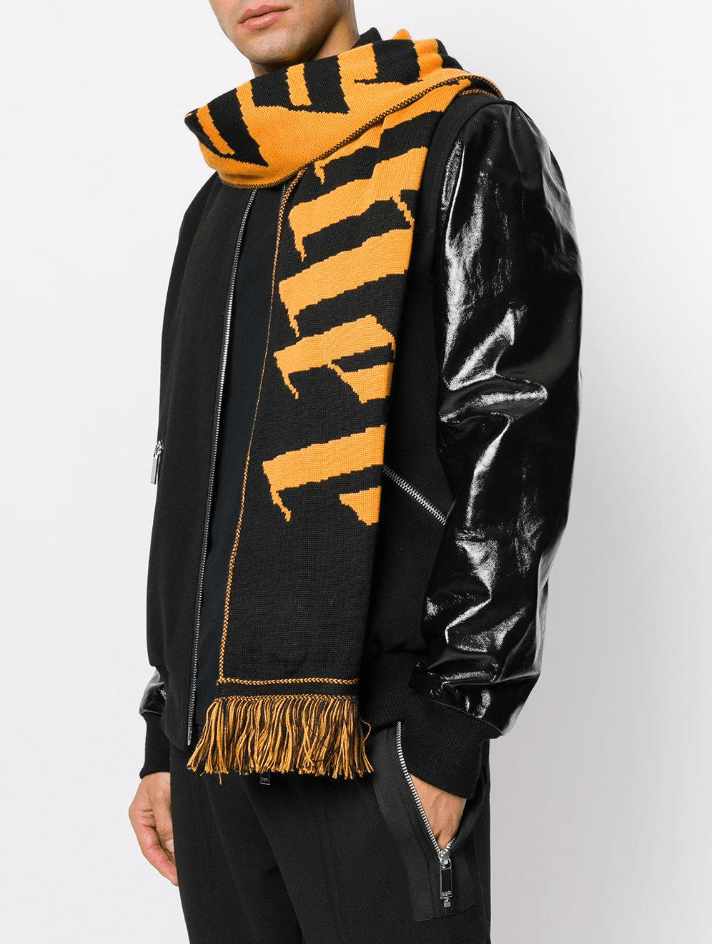 Blood Brother BNWT AW17 BLOOD BROTHER DARK THAMES SCARF Size ONE SIZE - 1 Thumbnail
