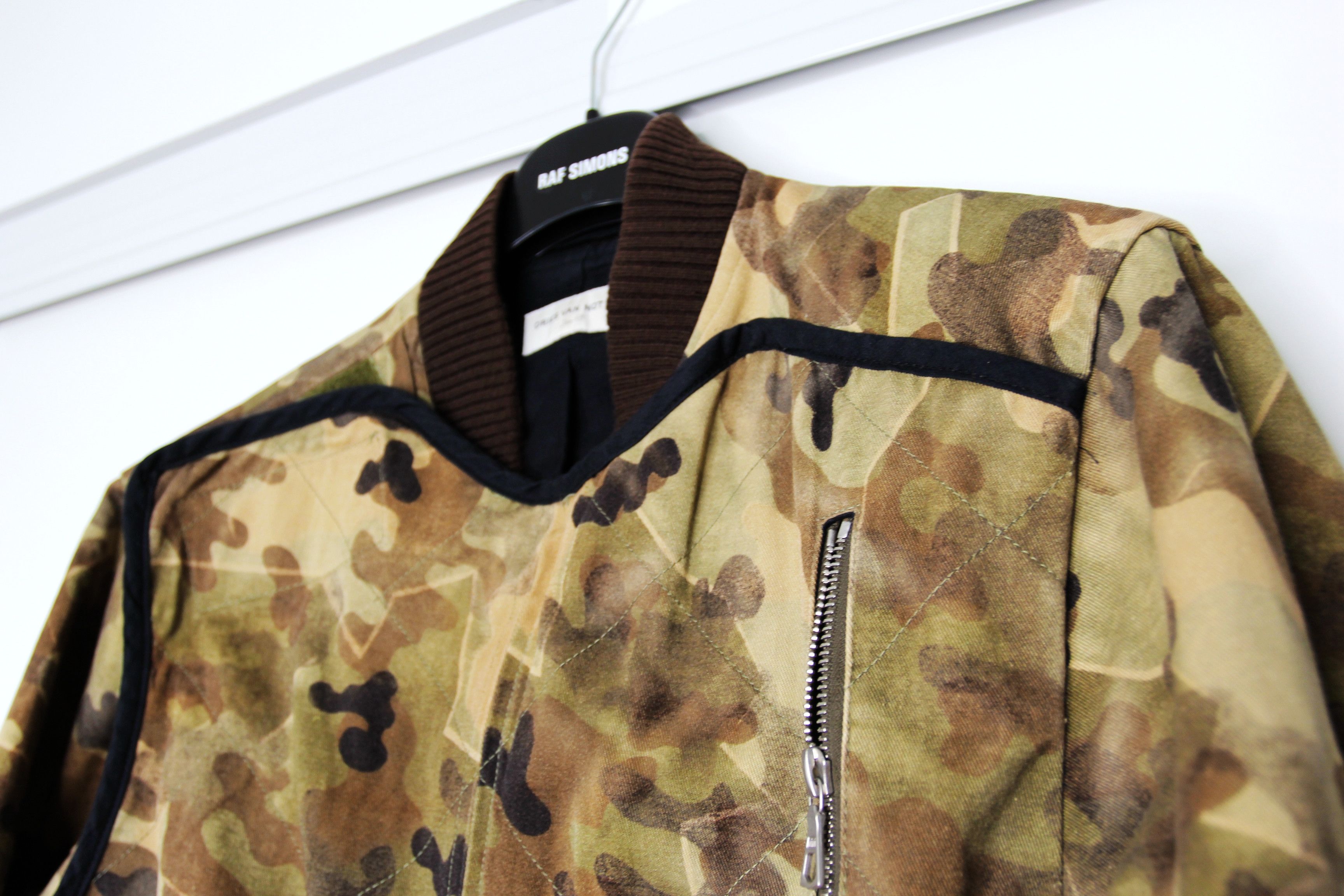 Dries Van Noten SS13 DRIES VAN NOTEN MILITARY CAMOUFLAGE JACKET 48 Size US M / EU 48-50 / 2 - 3 Thumbnail