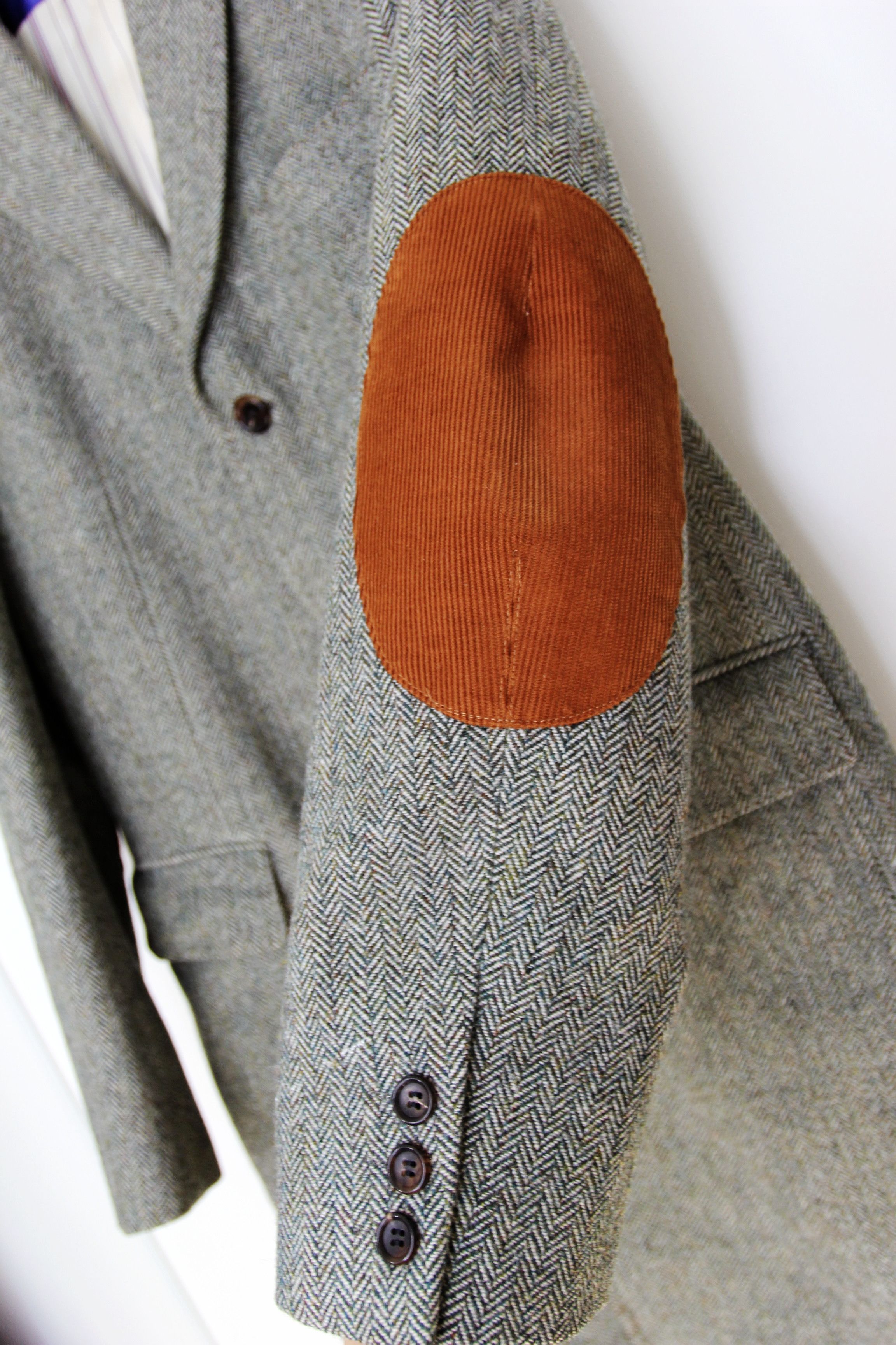 Junya Watanabe AW14 JUNYA WATANABE ELBOW PATCH TWEED COAT L Size US L / EU 52-54 / 3 - 4 Thumbnail