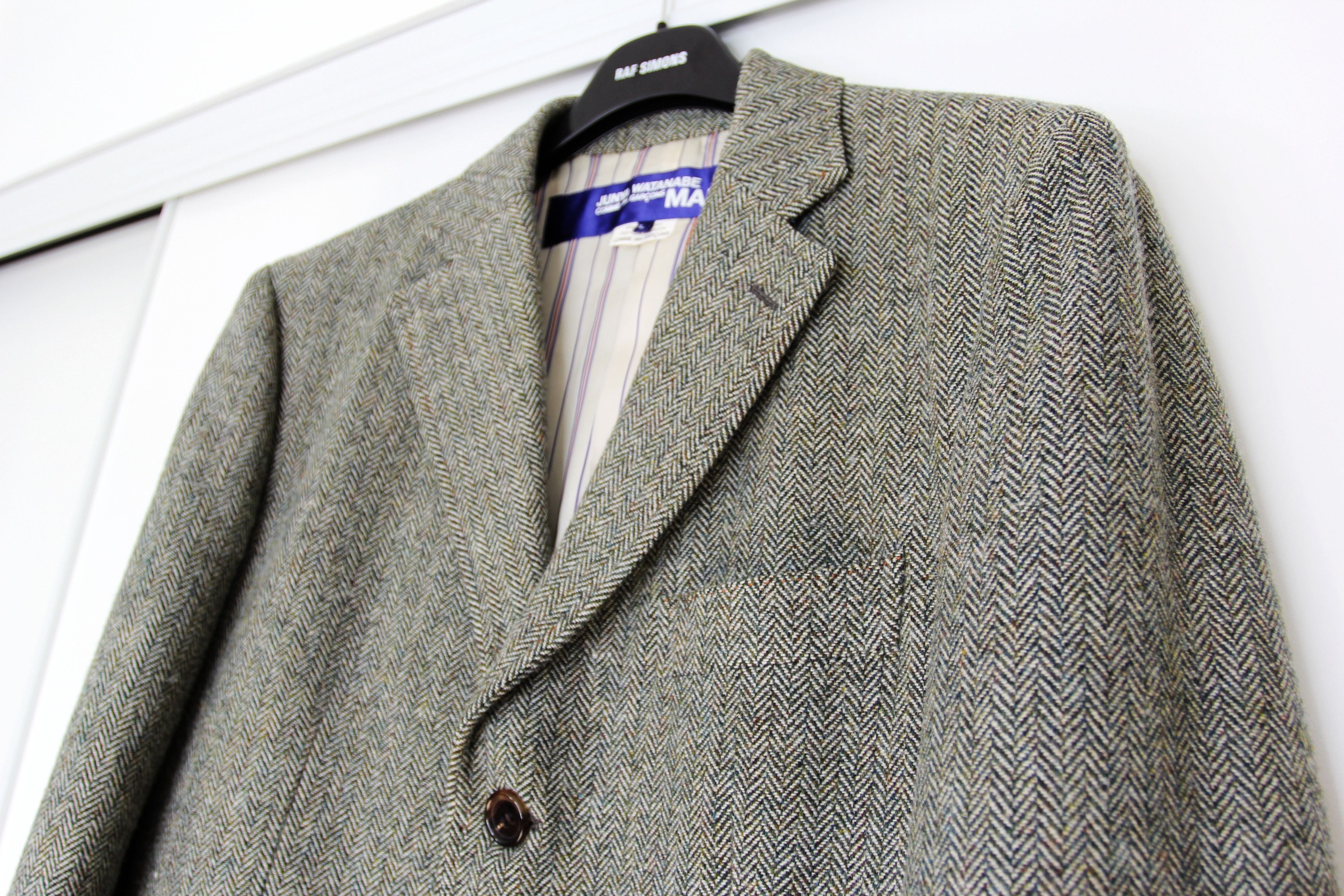 Junya Watanabe AW14 JUNYA WATANABE ELBOW PATCH TWEED COAT L Size US L / EU 52-54 / 3 - 3 Thumbnail