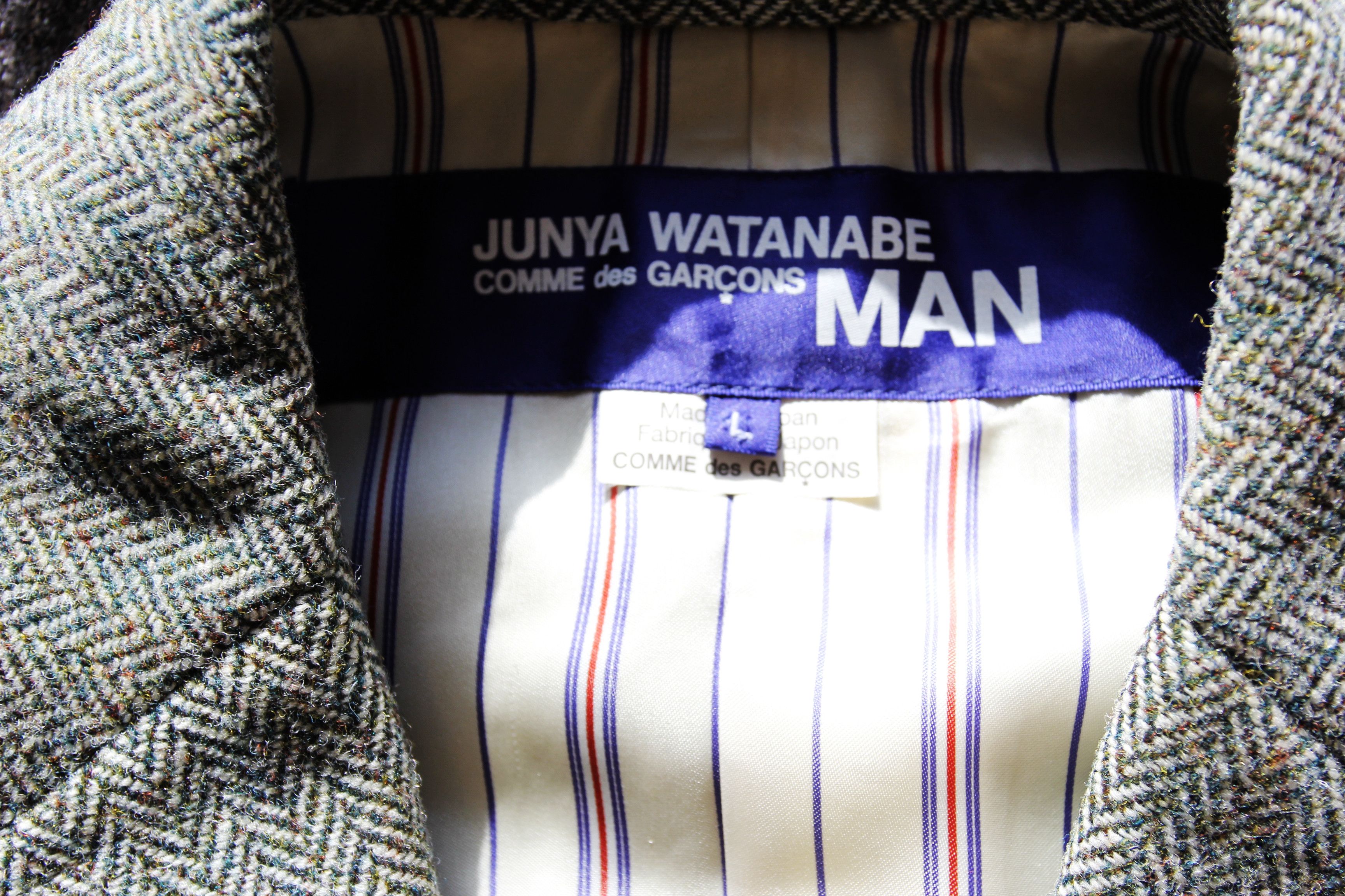 Junya Watanabe AW14 JUNYA WATANABE ELBOW PATCH TWEED COAT L Size US L / EU 52-54 / 3 - 12 Thumbnail