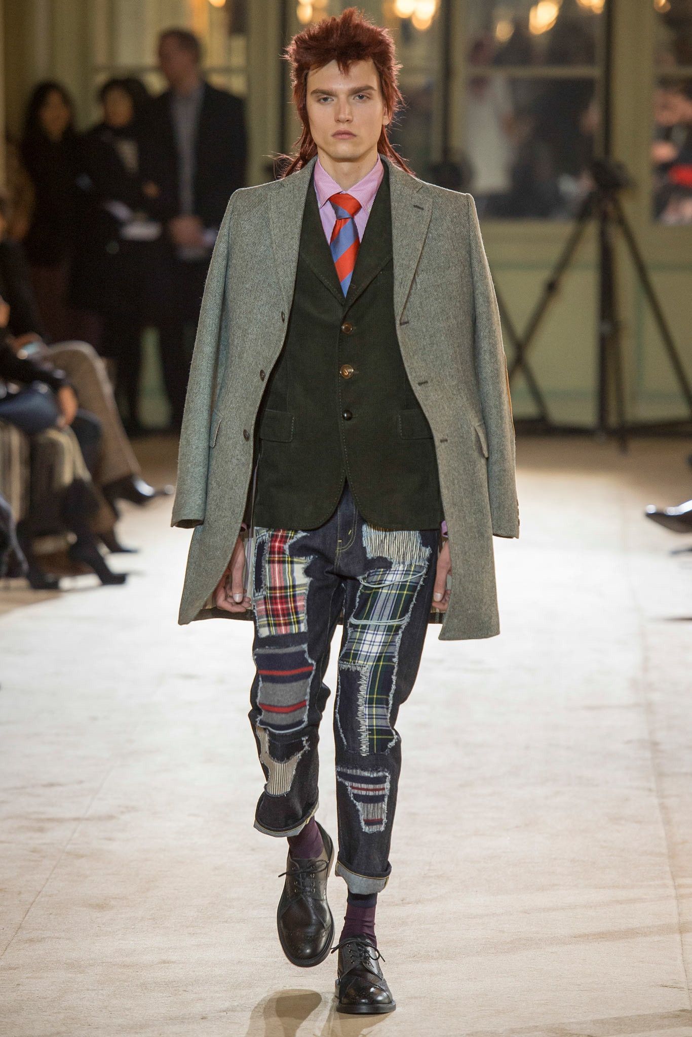 Junya Watanabe AW14 JUNYA WATANABE ELBOW PATCH TWEED COAT L Size US L / EU 52-54 / 3 - 16 Thumbnail
