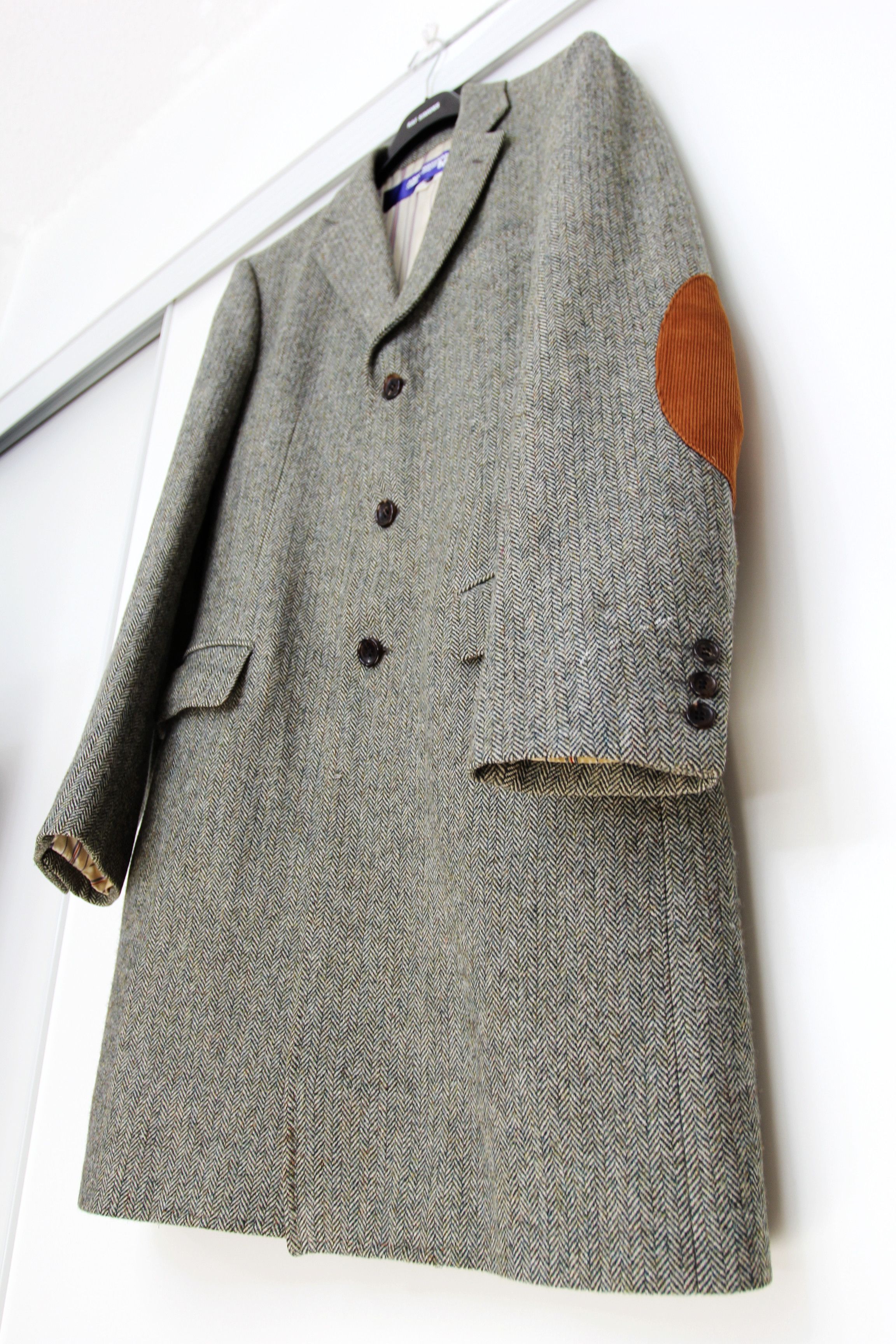Junya Watanabe AW14 JUNYA WATANABE ELBOW PATCH TWEED COAT L Size US L / EU 52-54 / 3 - 7 Thumbnail