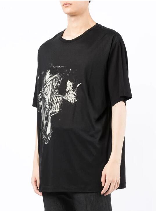 Yohji Yamamoto BNWT SS22 YOHJI YAMAMOTO POUR HOMME PRINTED TSHIRT 3 Size US L / EU 52-54 / 3 - 12 Thumbnail