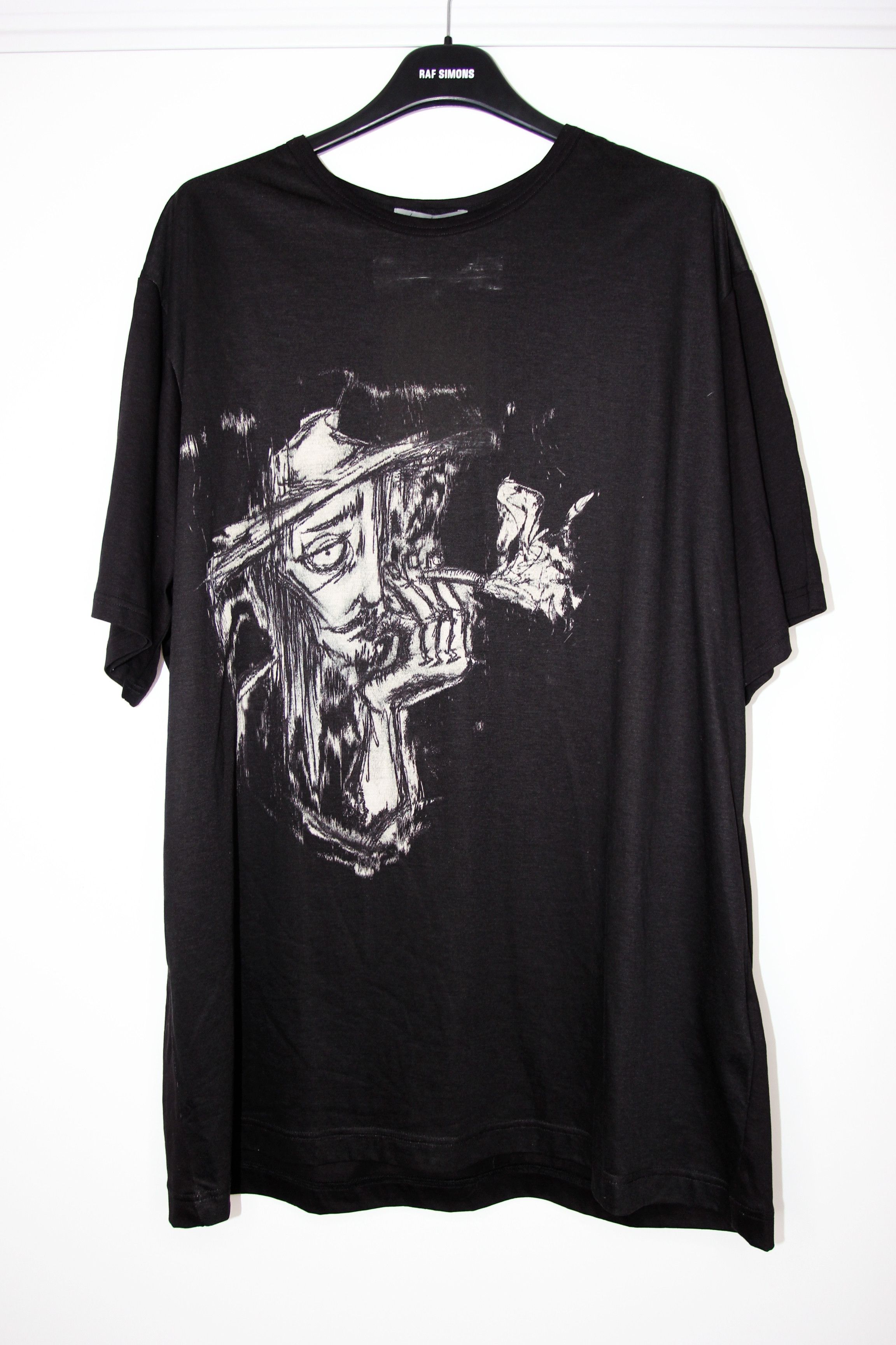 Yohji Yamamoto BNWT SS22 YOHJI YAMAMOTO POUR HOMME PRINTED TSHIRT 3 Size US L / EU 52-54 / 3 - 2 Thumbnail