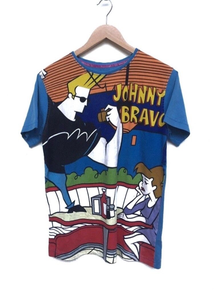 Cartoon Network × Vintage 🔥Very Rare Cartoon Network Johnny Bravo T Shirt Size US S / EU 44-46 / 1 - 1 Thumbnail