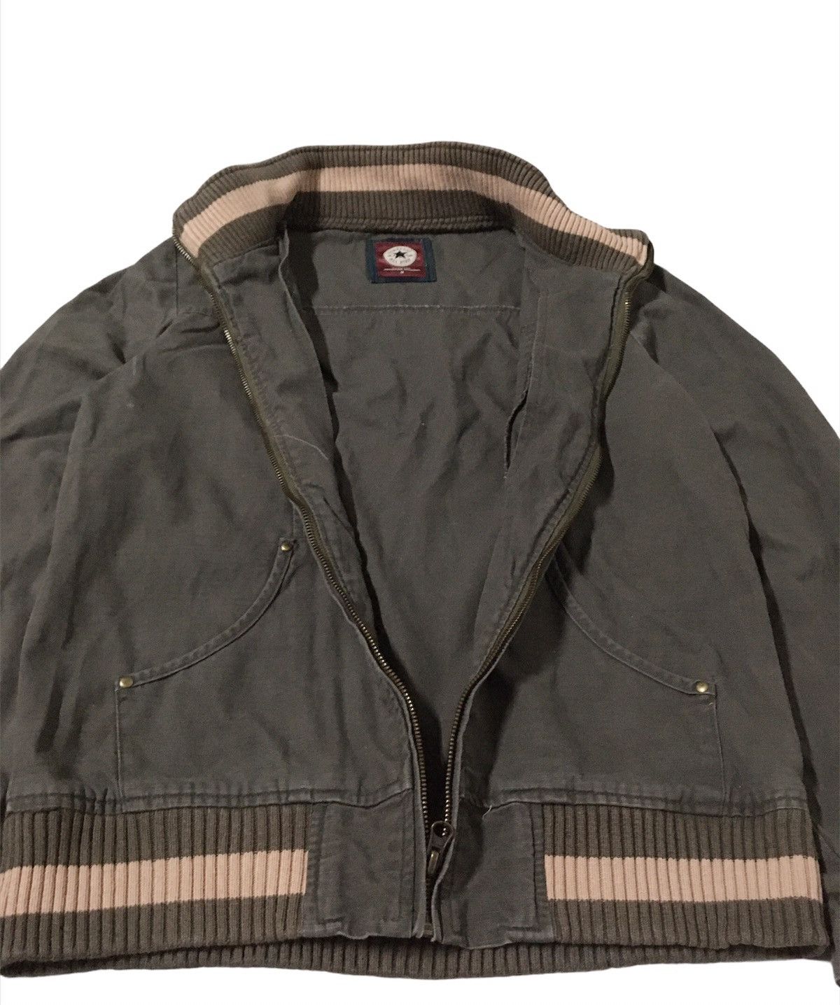 Converse × Vintage 🔥Vintage Converse Nice Zipper Cotton Jacket Size S / US 4 / IT 40 - 5 Thumbnail