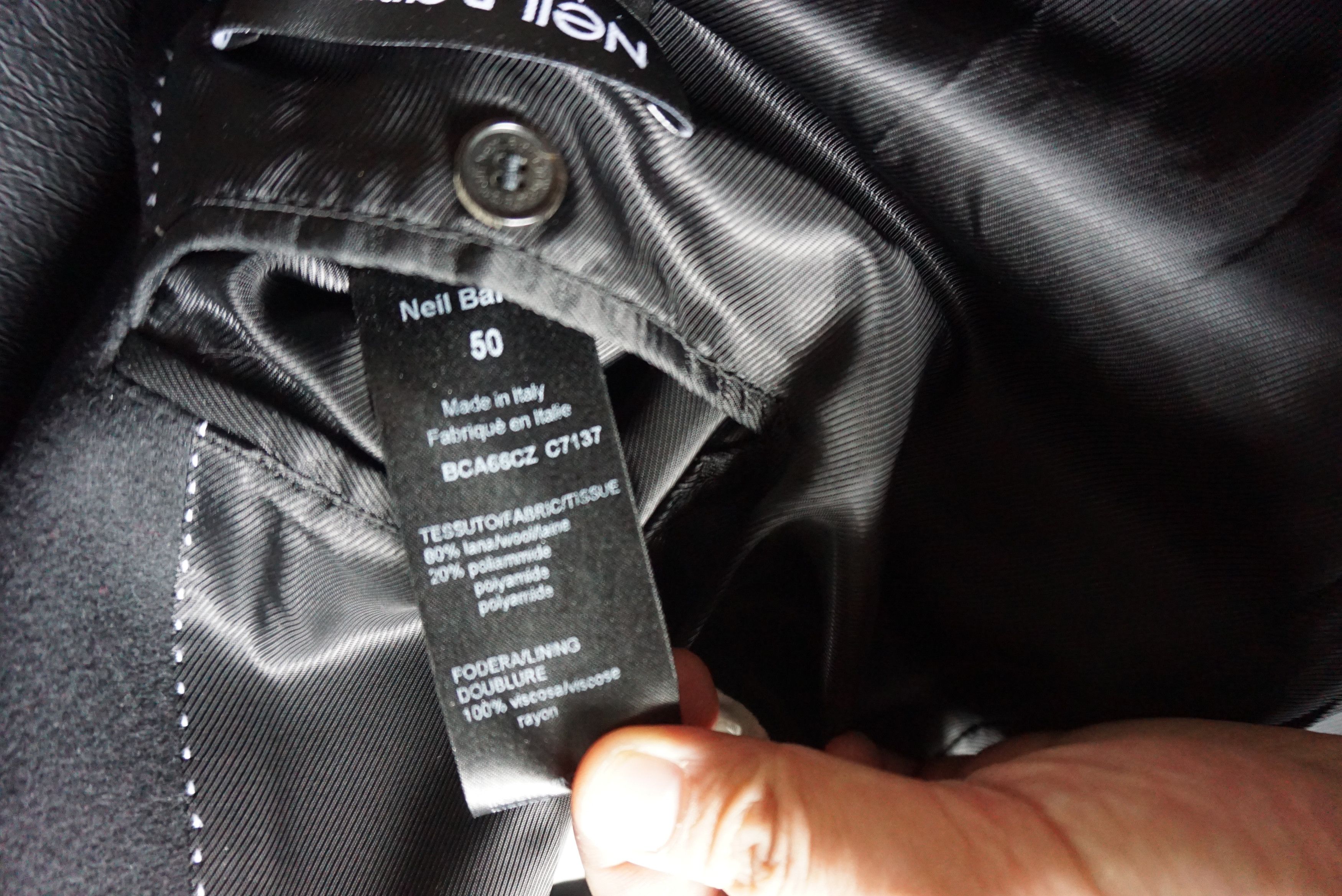 Neil Barrett AW13 NEIL BARRETT DETACHABLE COLLAR HOOD COAT 50 Size US M / EU 48-50 / 2 - 18 Thumbnail