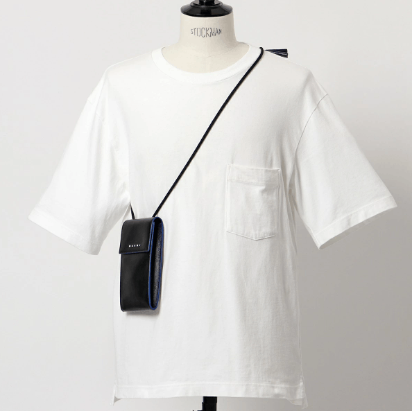 Marni BNWT AW21 MARNI CONTRAST TRIM LOGO POUCH Size ONE SIZE - 8 Thumbnail