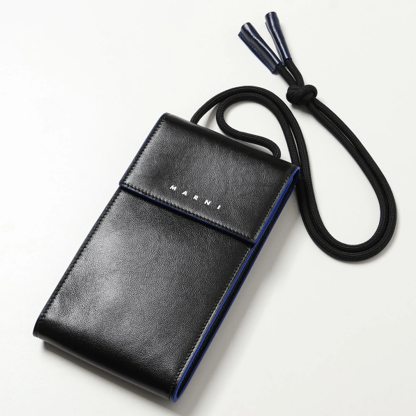 Marni BNWT AW21 MARNI CONTRAST TRIM LOGO POUCH Size ONE SIZE - 1 Thumbnail