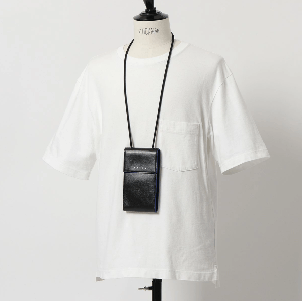 Marni BNWT AW21 MARNI CONTRAST TRIM LOGO POUCH Size ONE SIZE - 9 Thumbnail