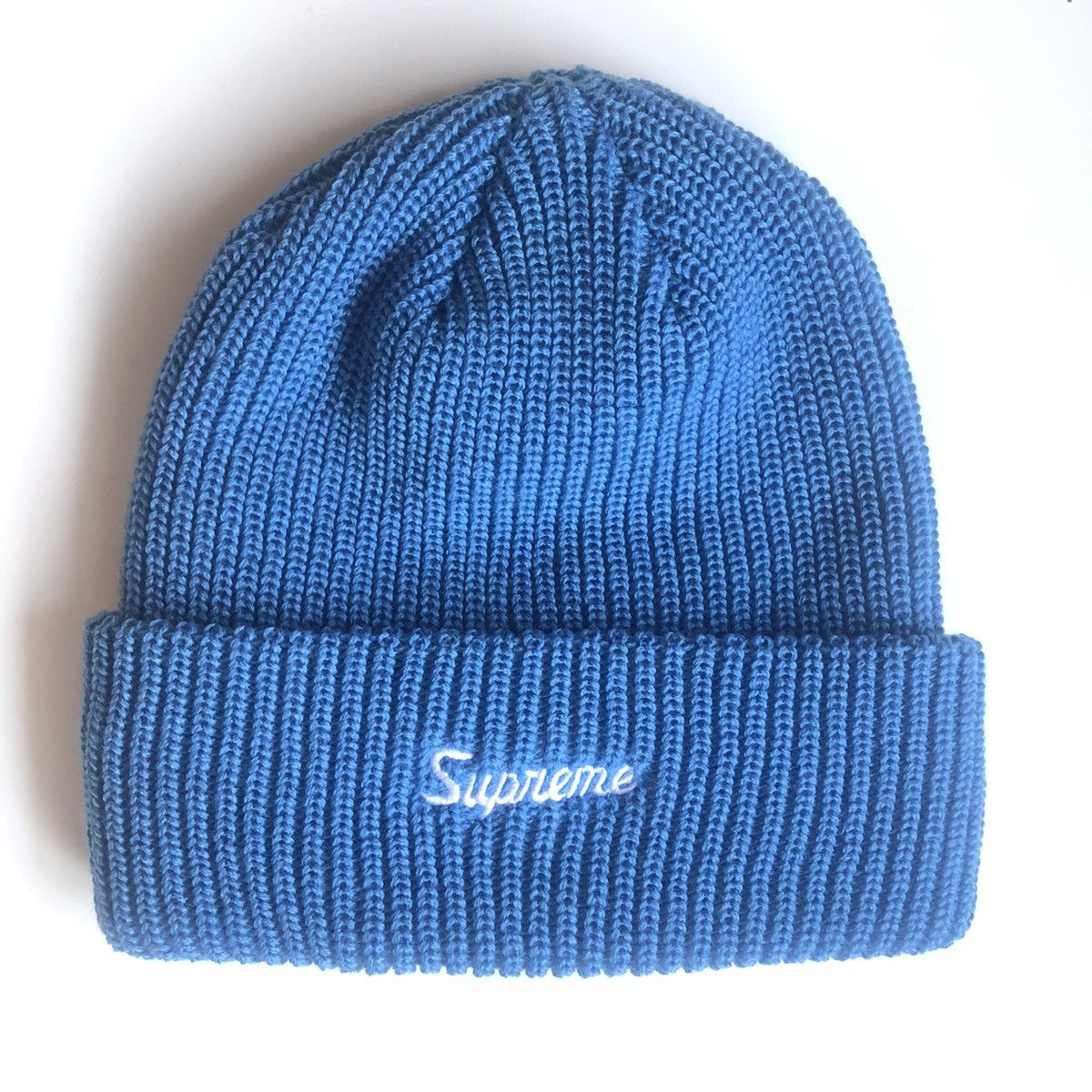 Supreme SUPREME Loose Gauge Beanie BLUE Size ONE SIZE - 1 Thumbnail