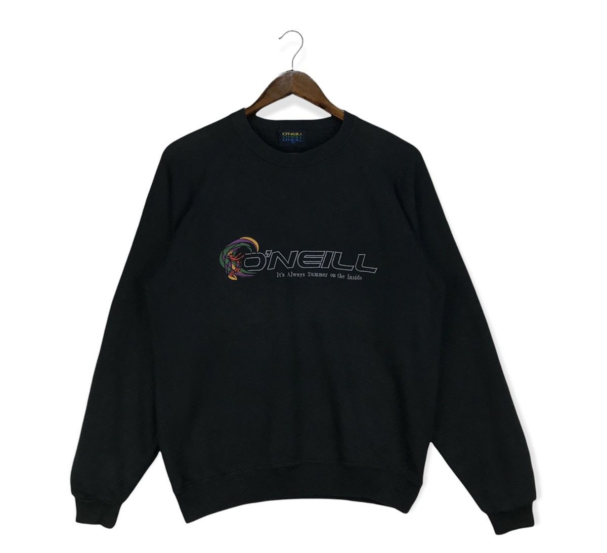 O'Neill Vintage Oneill Spellout Sweatshirt Size US M / EU 48-50 / 2 - 1 Thumbnail