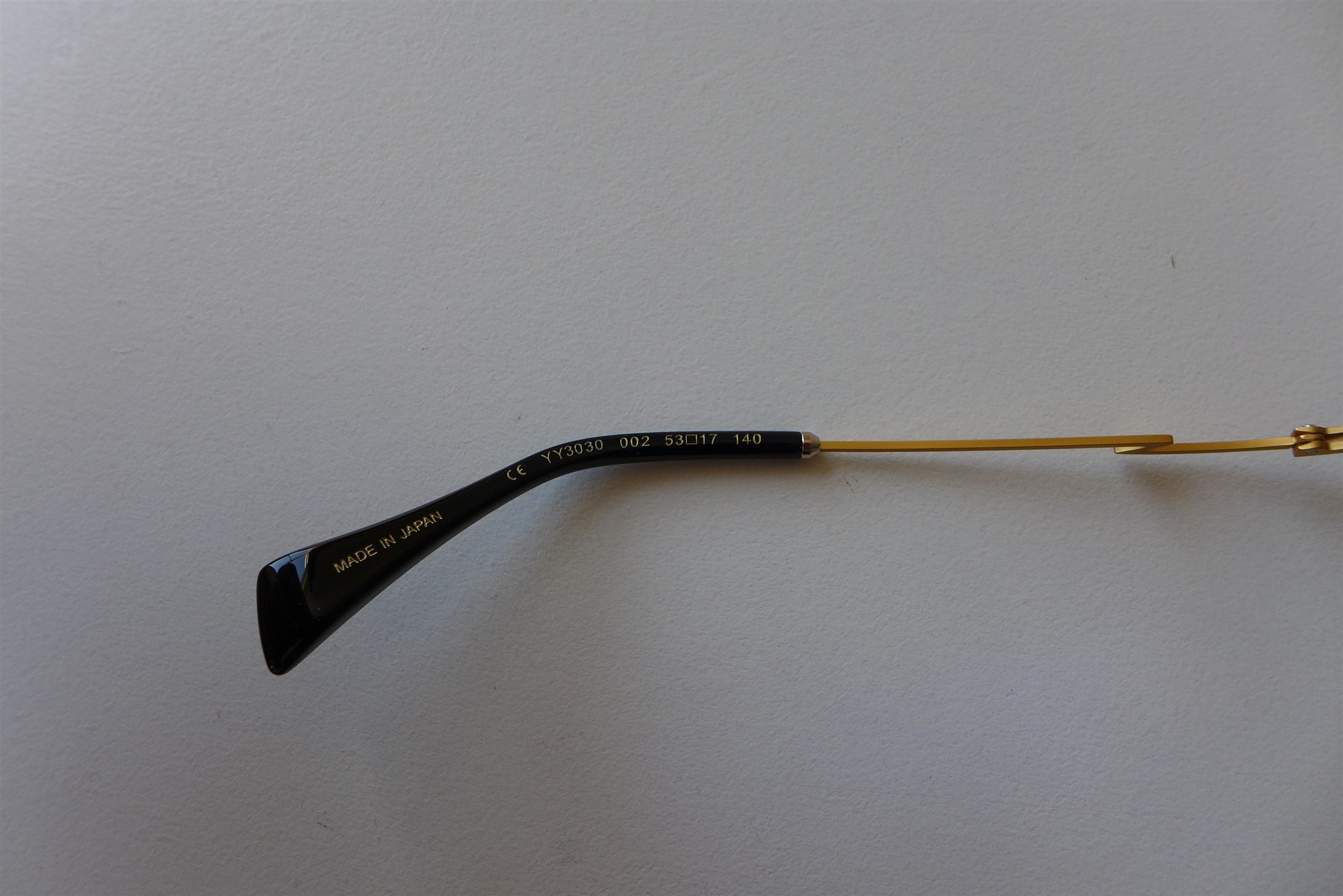 Yohji Yamamoto Yohji Yamamoto YY3030 Optical Glasses - Black & Gold. Size ONE SIZE - 14 Thumbnail