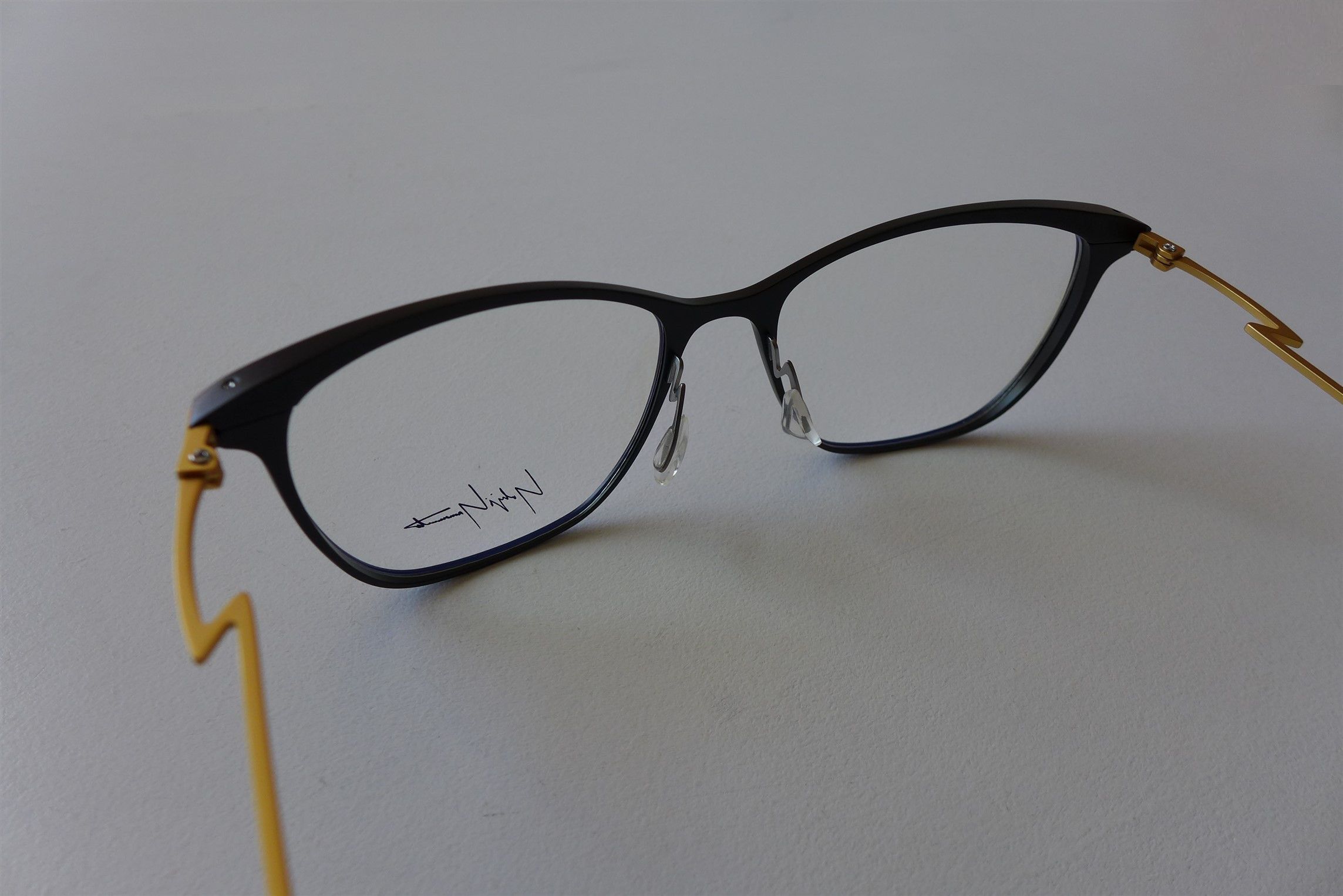 Yohji Yamamoto Yohji Yamamoto YY3030 Optical Glasses - Black & Gold. Size ONE SIZE - 9 Thumbnail