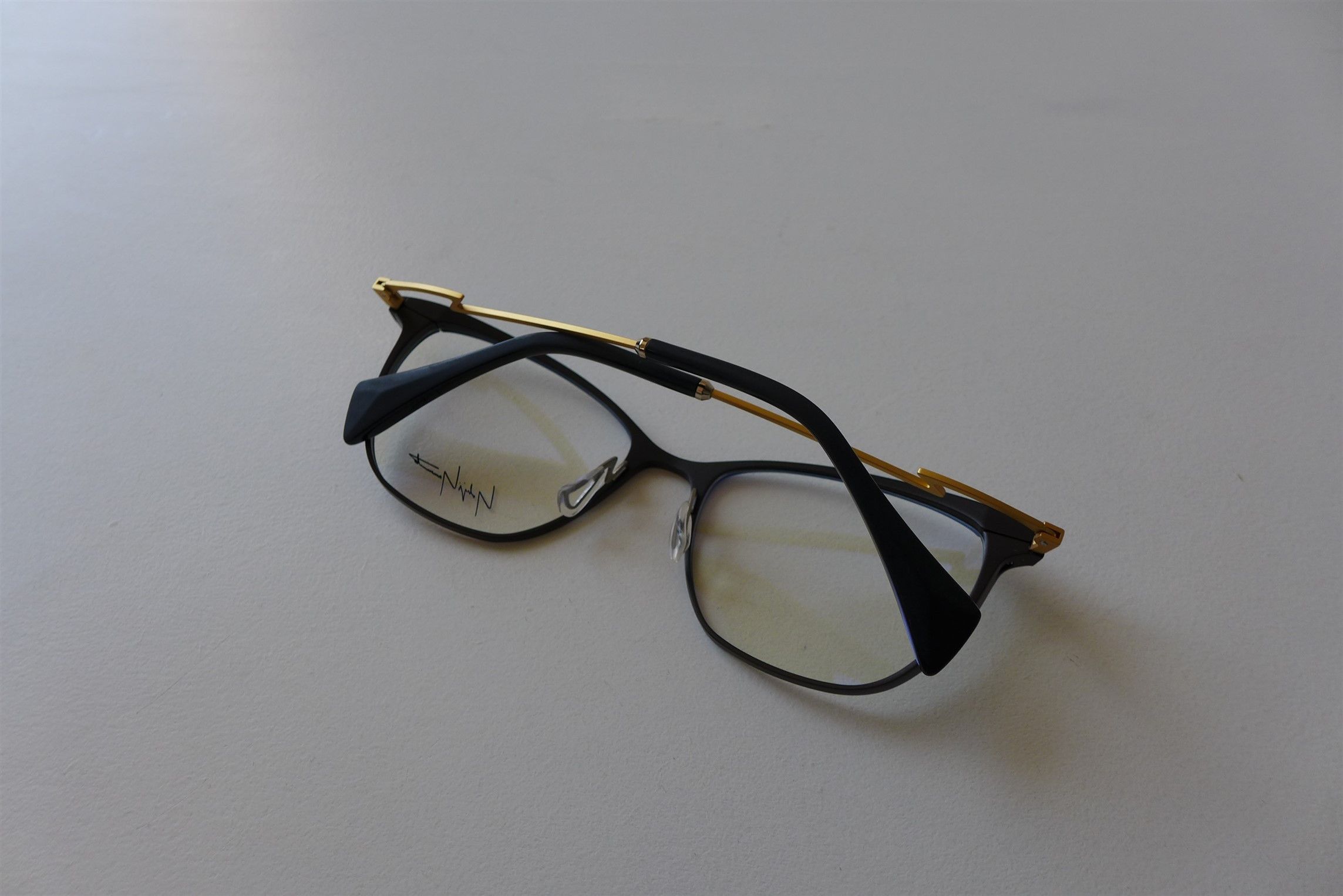 Yohji Yamamoto Yohji Yamamoto YY3030 Optical Glasses - Black & Gold. Size ONE SIZE - 4 Thumbnail