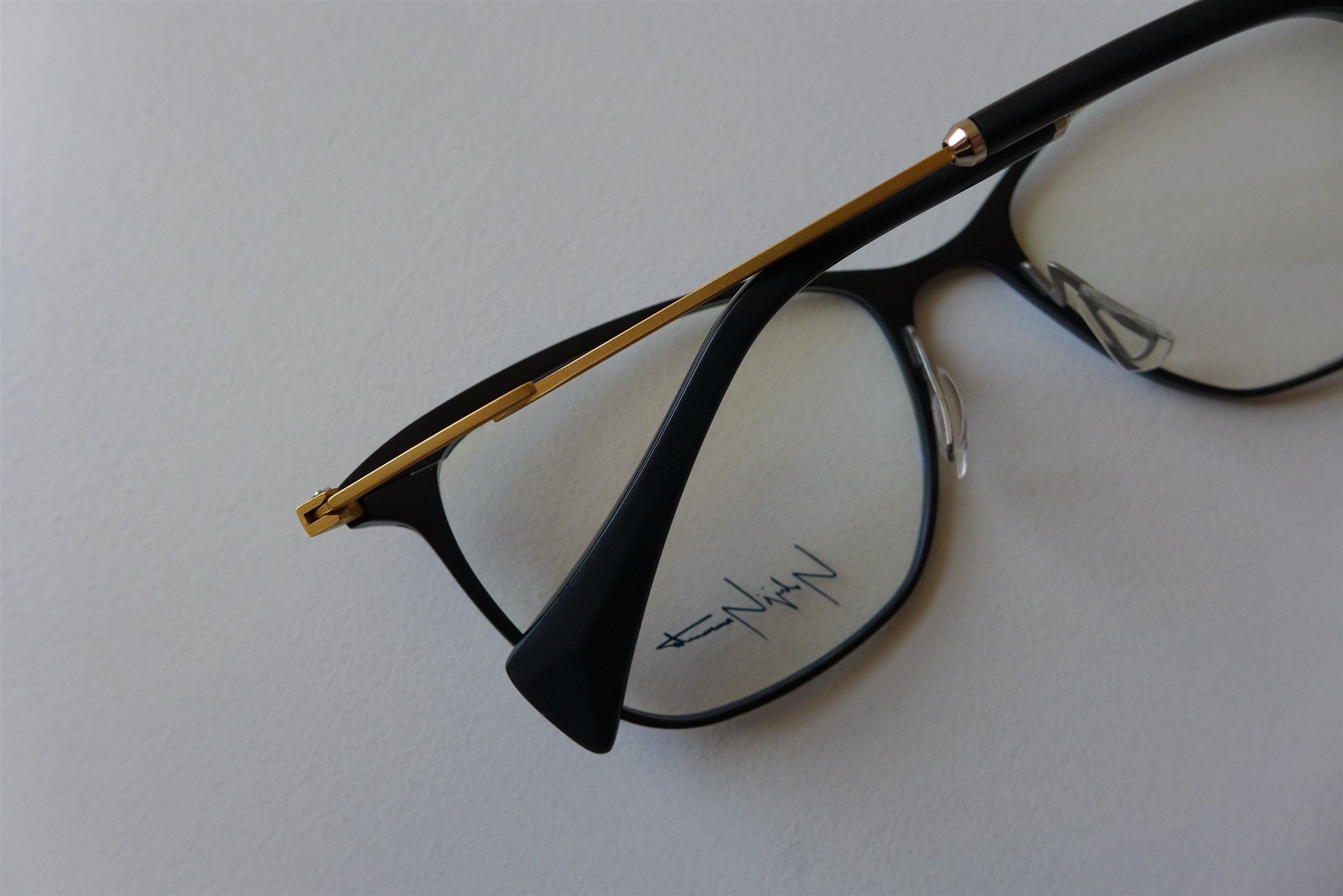 Yohji Yamamoto Yohji Yamamoto YY3030 Optical Glasses - Black & Gold. Size ONE SIZE - 6 Thumbnail