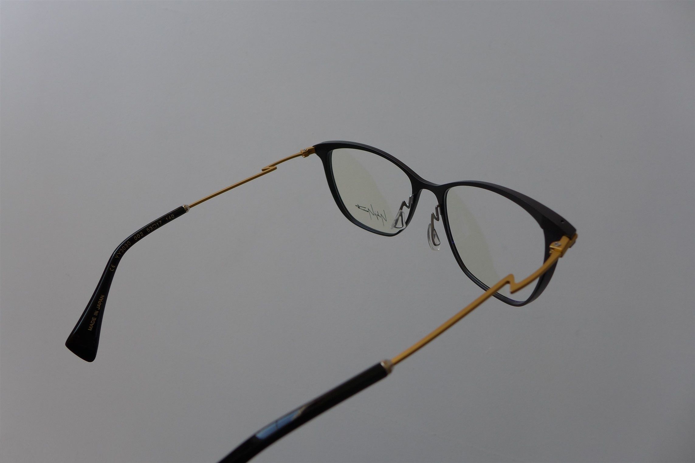 Yohji Yamamoto Yohji Yamamoto YY3030 Optical Glasses - Black & Gold. Size ONE SIZE - 16 Thumbnail