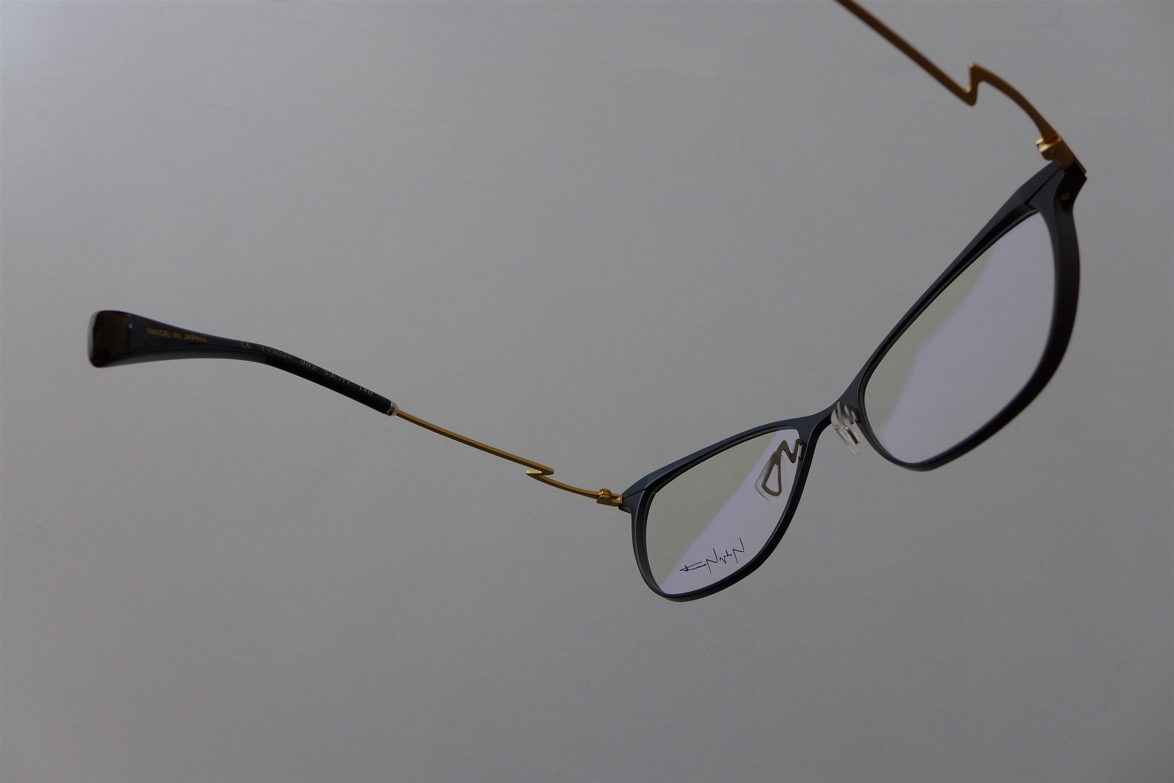 Yohji Yamamoto Yohji Yamamoto YY3030 Optical Glasses - Black & Gold. Size ONE SIZE - 17 Thumbnail