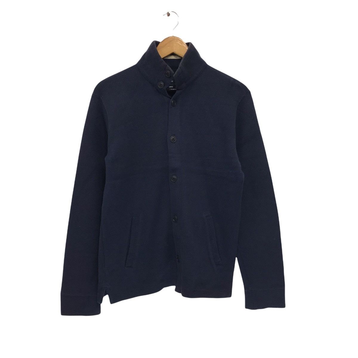 Vintage Ships Japan Plain Button Up Sweatshirt