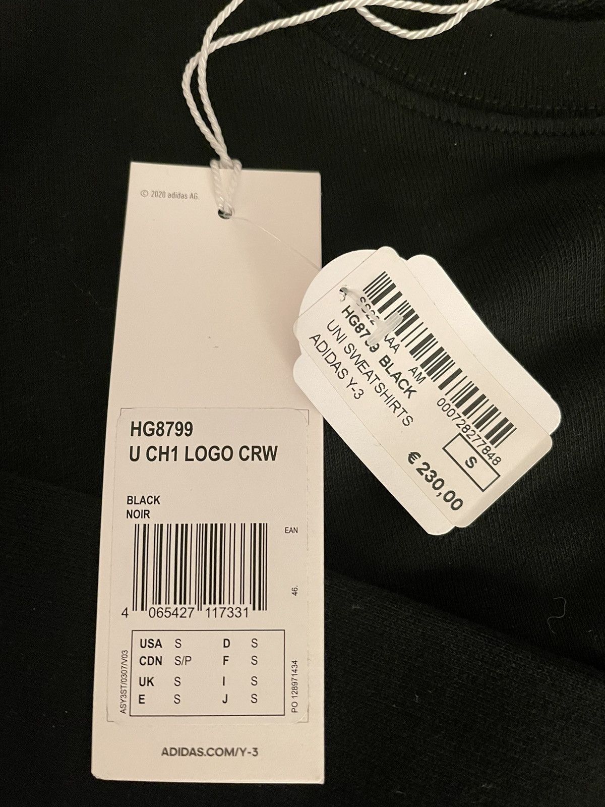 Y-3 Y-3 Cotton SweatShirt Sweater Small Size US S / EU 44-46 / 1 - 3 Thumbnail