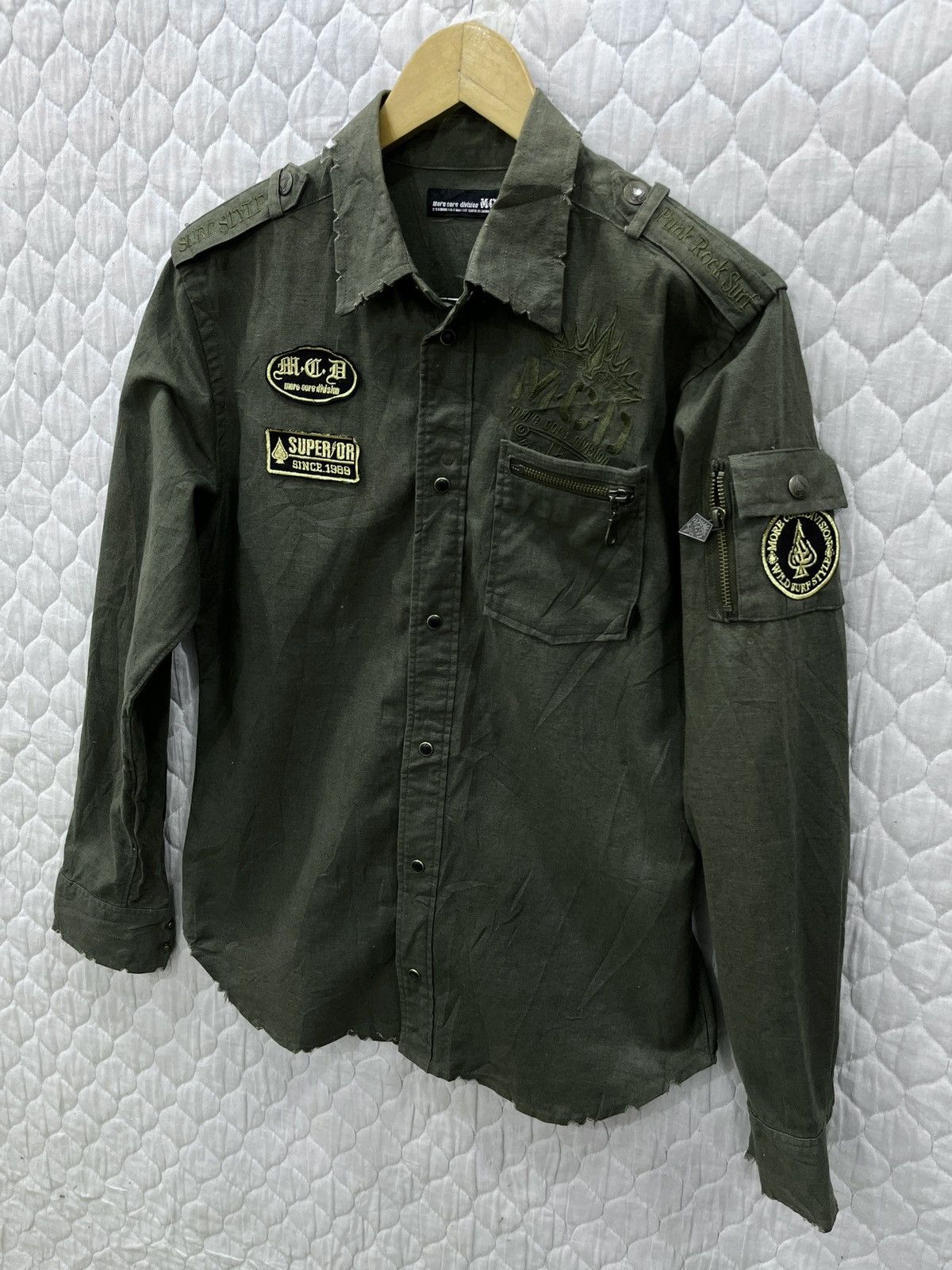 Japanese Brand (Aaaa). MORE CORE DIVISION PUNK SURF SHIRTS Size US M / EU 48-50 / 2 - 2 Thumbnail