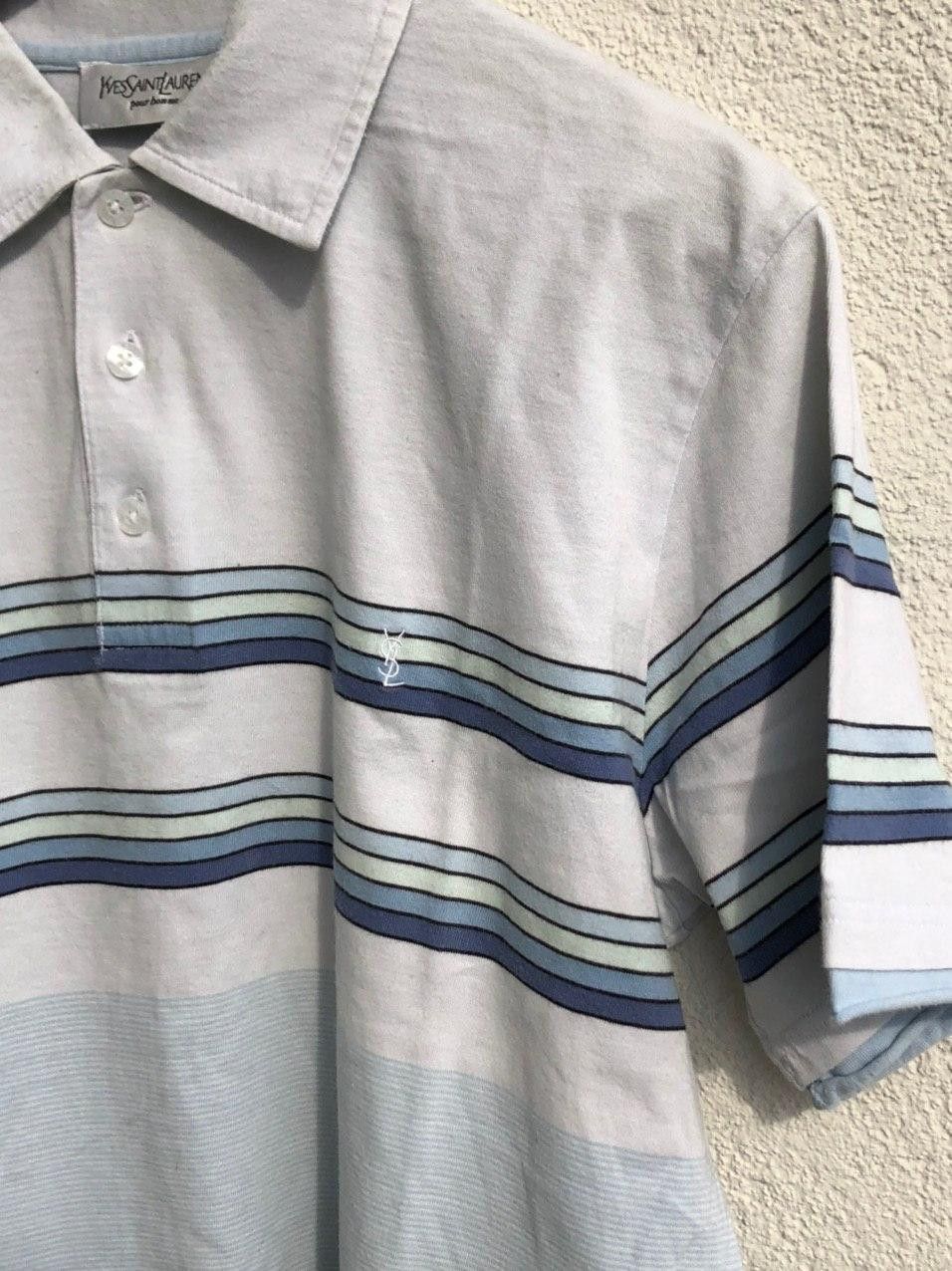 Yves Saint Laurent YSL polo Multicolor Double Layer Size US M / EU 48-50 / 2 - 3 Thumbnail