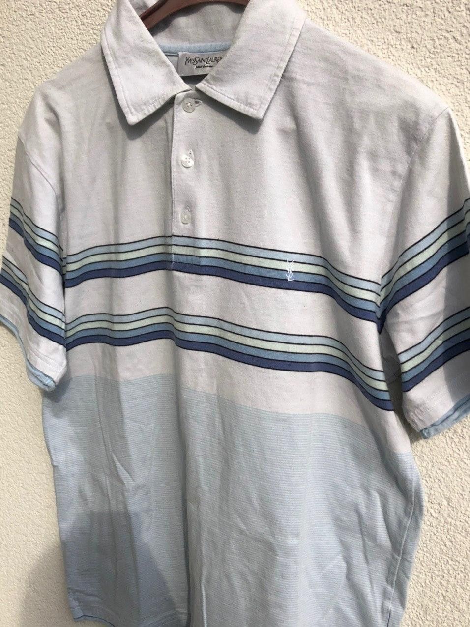 Yves Saint Laurent YSL polo Multicolor Double Layer Size US M / EU 48-50 / 2 - 13 Thumbnail