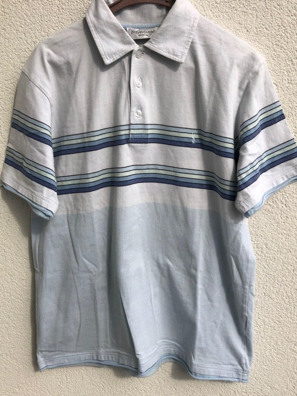 Yves Saint Laurent YSL polo Multicolor Double Layer Size US M / EU 48-50 / 2 - 1 Thumbnail