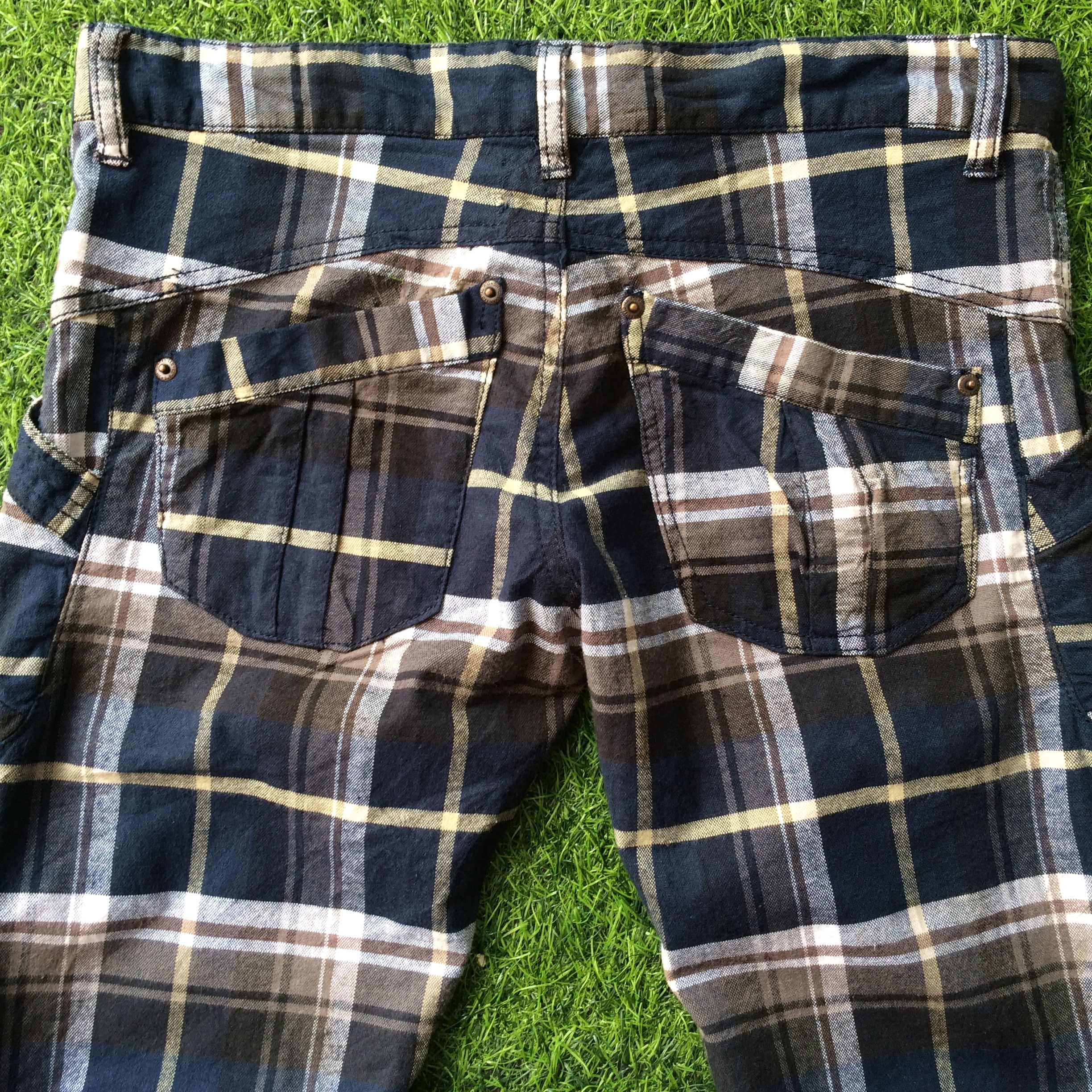 Japanese Brand × Seditionaries × Takeo Kikuchi Japanese Cargo Pants Tartan Tactical Punk Pants #D-304 Size US 30 / EU 46 - 2 Thumbnail