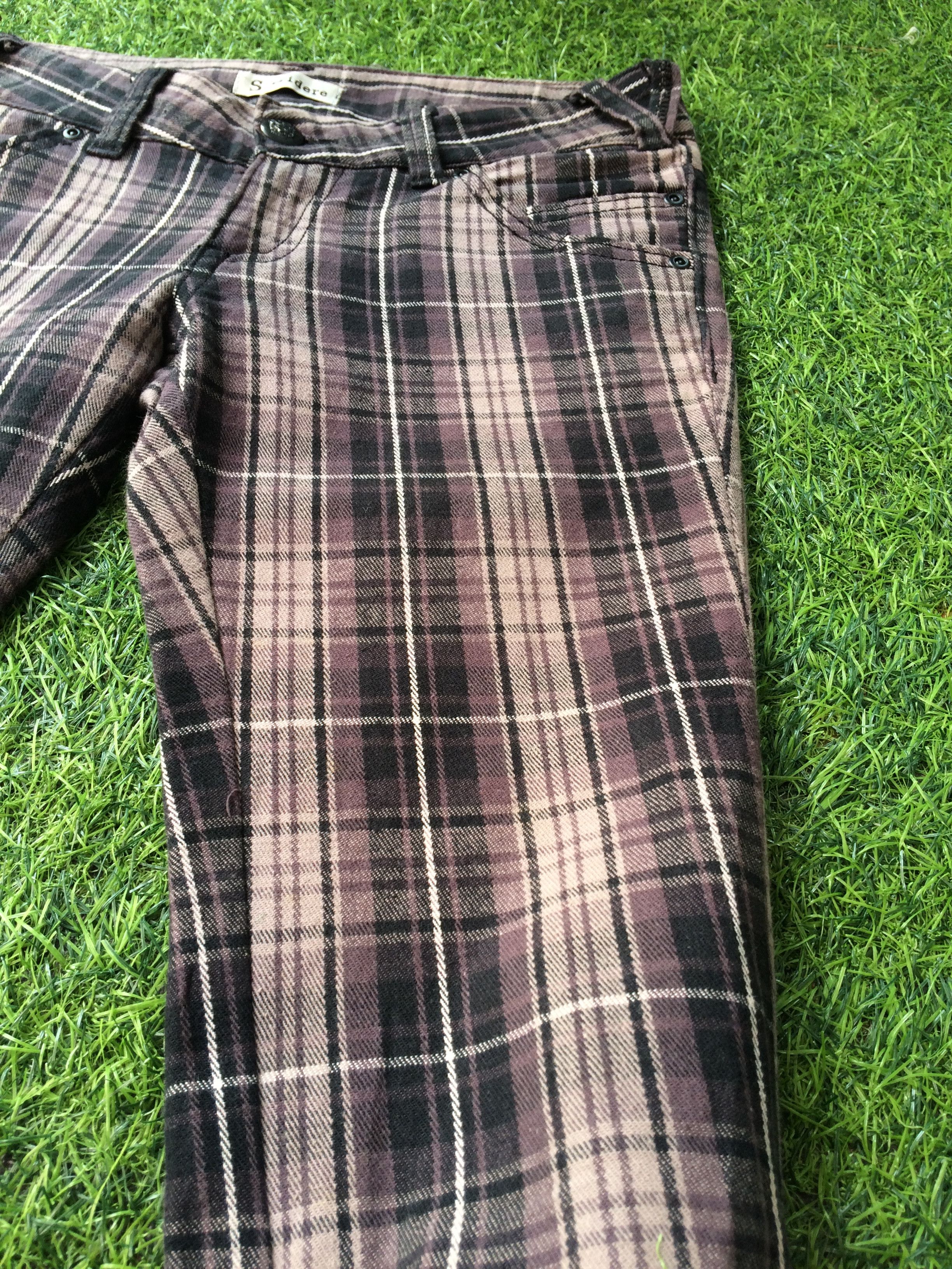 Japanese Brand Japanese Utility Checkered Tartan Tactical Punk Pants #D-309 Size US 28 / EU 44 - 7 Thumbnail