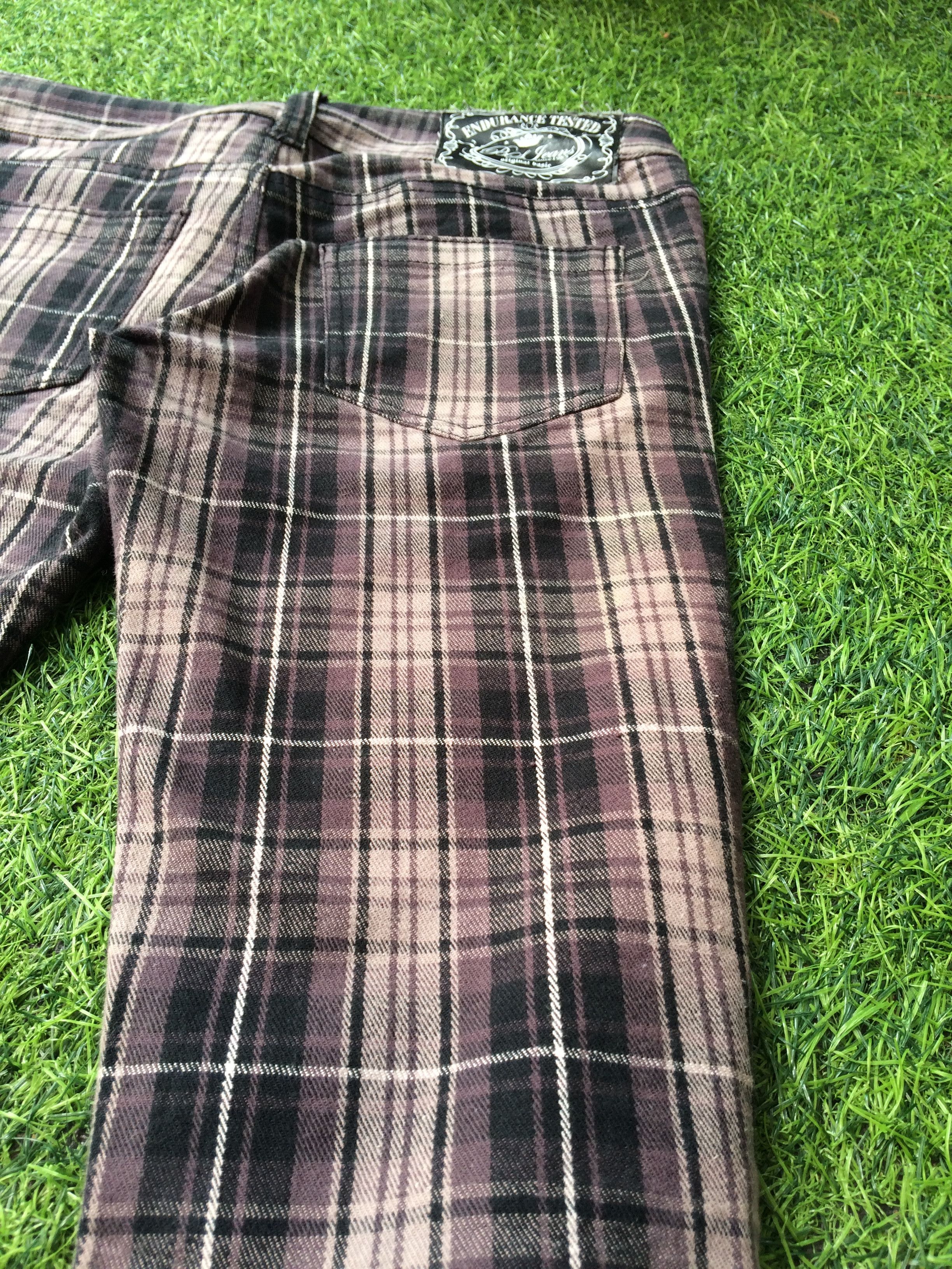Japanese Brand Japanese Utility Checkered Tartan Tactical Punk Pants #D-309 Size US 28 / EU 44 - 8 Thumbnail