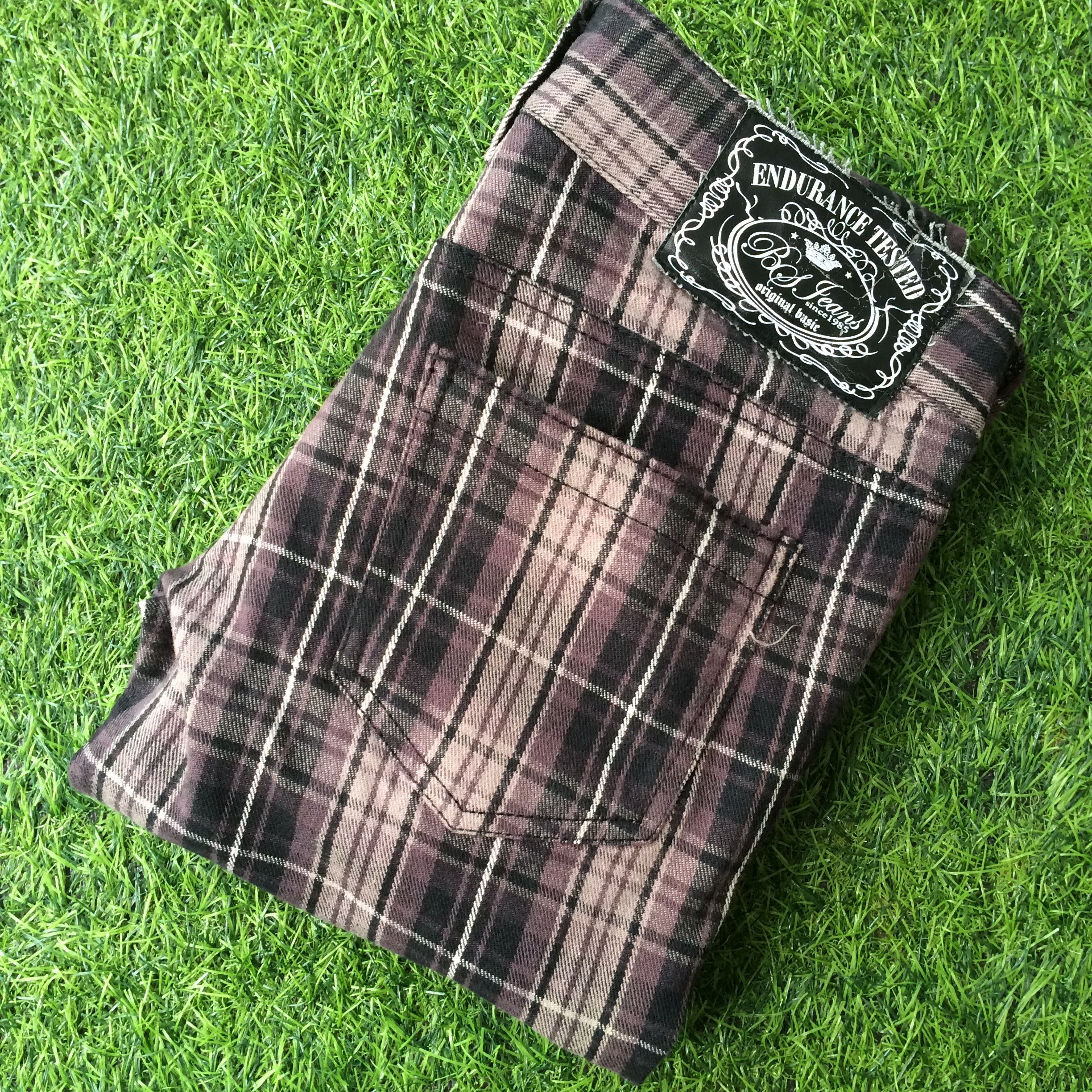 Japanese Brand Japanese Utility Checkered Tartan Tactical Punk Pants #D-309 Size US 28 / EU 44 - 9 Thumbnail