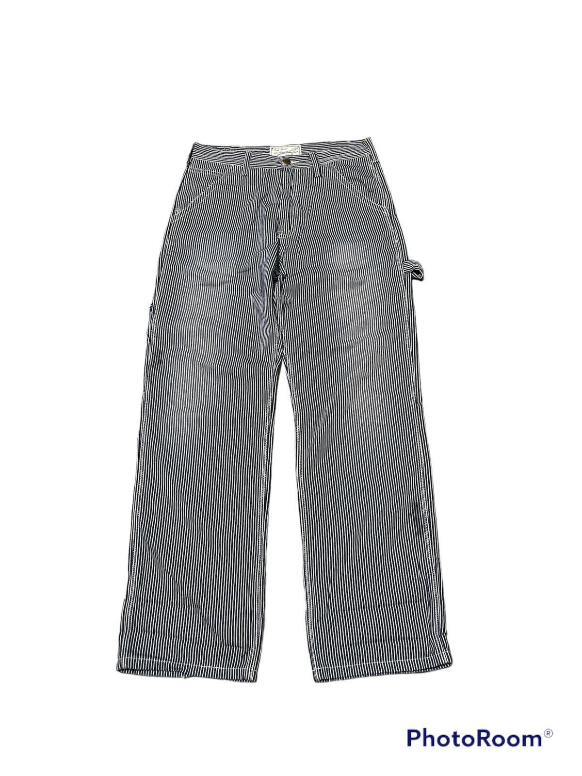Schott × Vintage Vintage Perfecto Schott Carpenter Hickory Pants Size US 30 / EU 46 - 1 Thumbnail