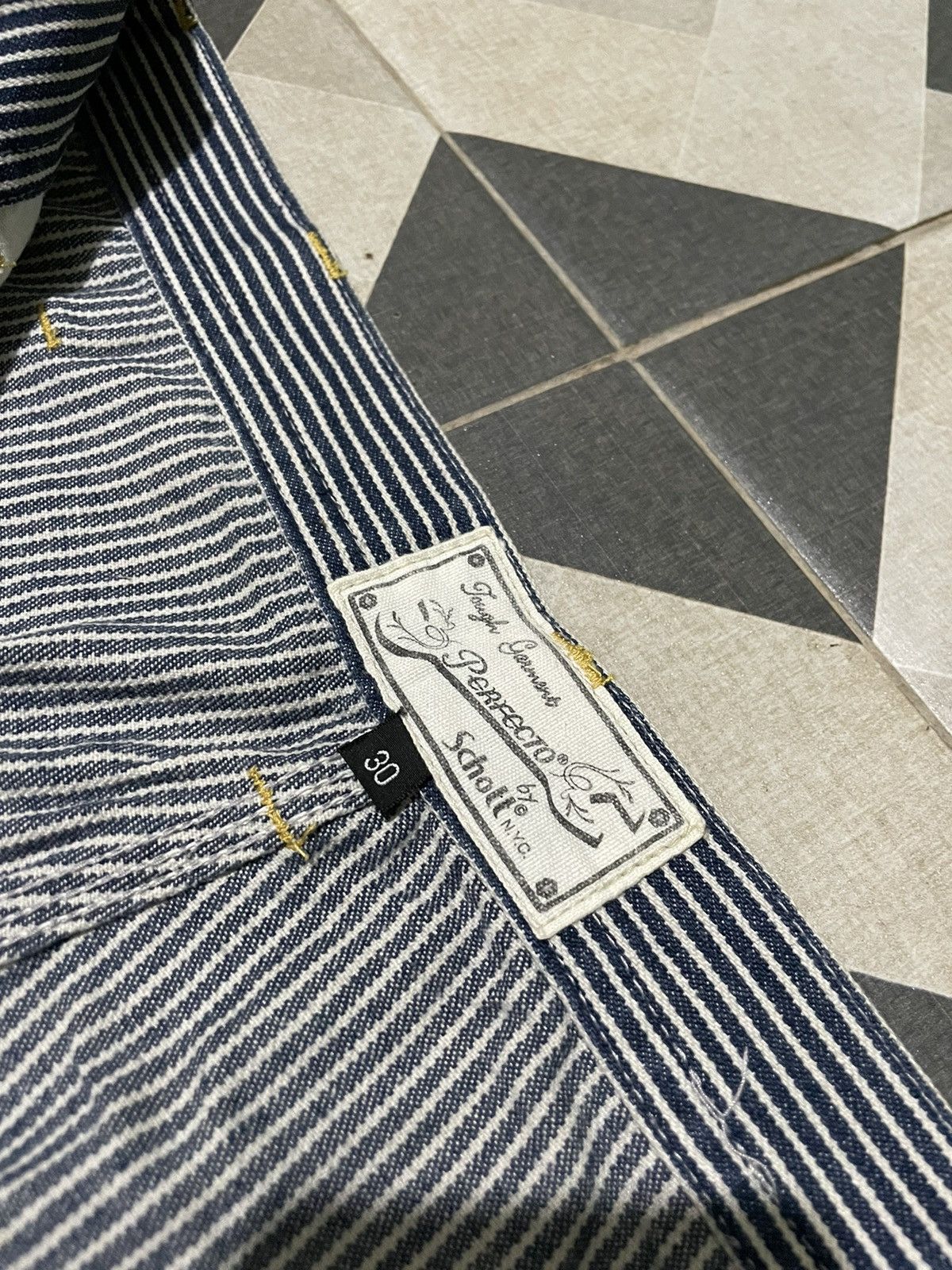 Schott × Vintage Vintage Perfecto Schott Carpenter Hickory Pants Size US 30 / EU 46 - 6 Thumbnail