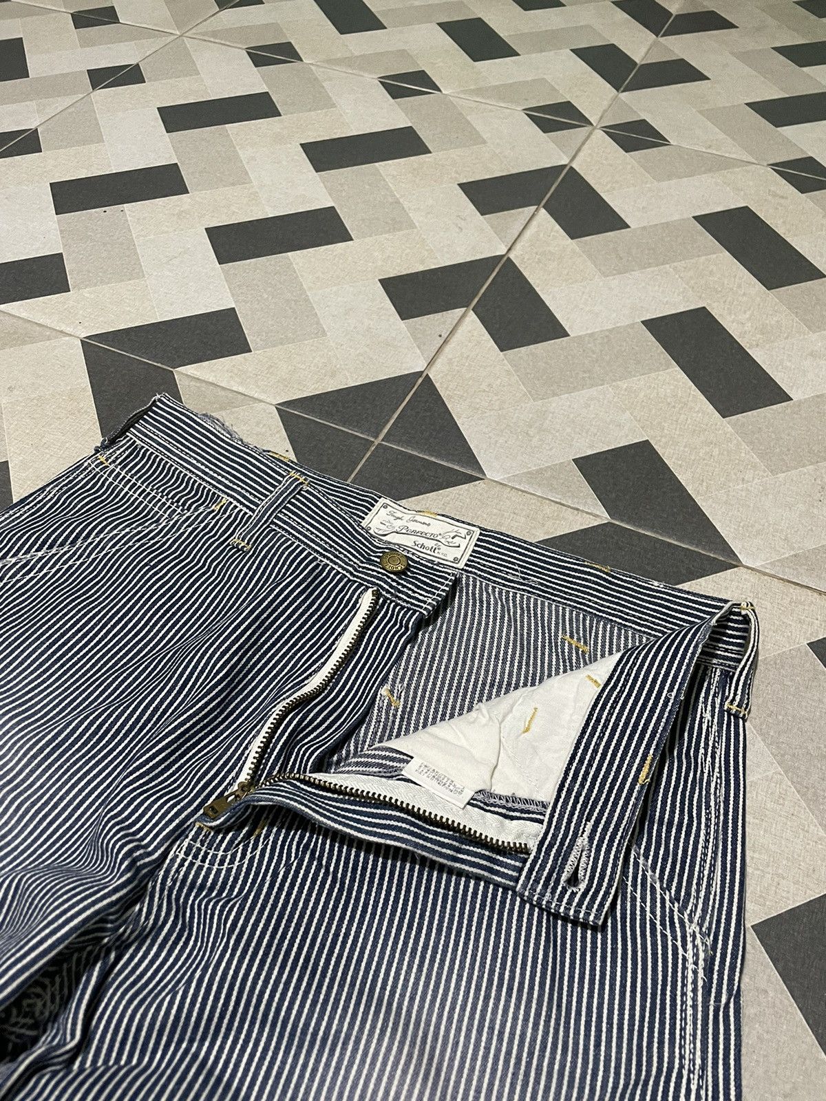 Schott × Vintage Vintage Perfecto Schott Carpenter Hickory Pants Size US 30 / EU 46 - 4 Thumbnail