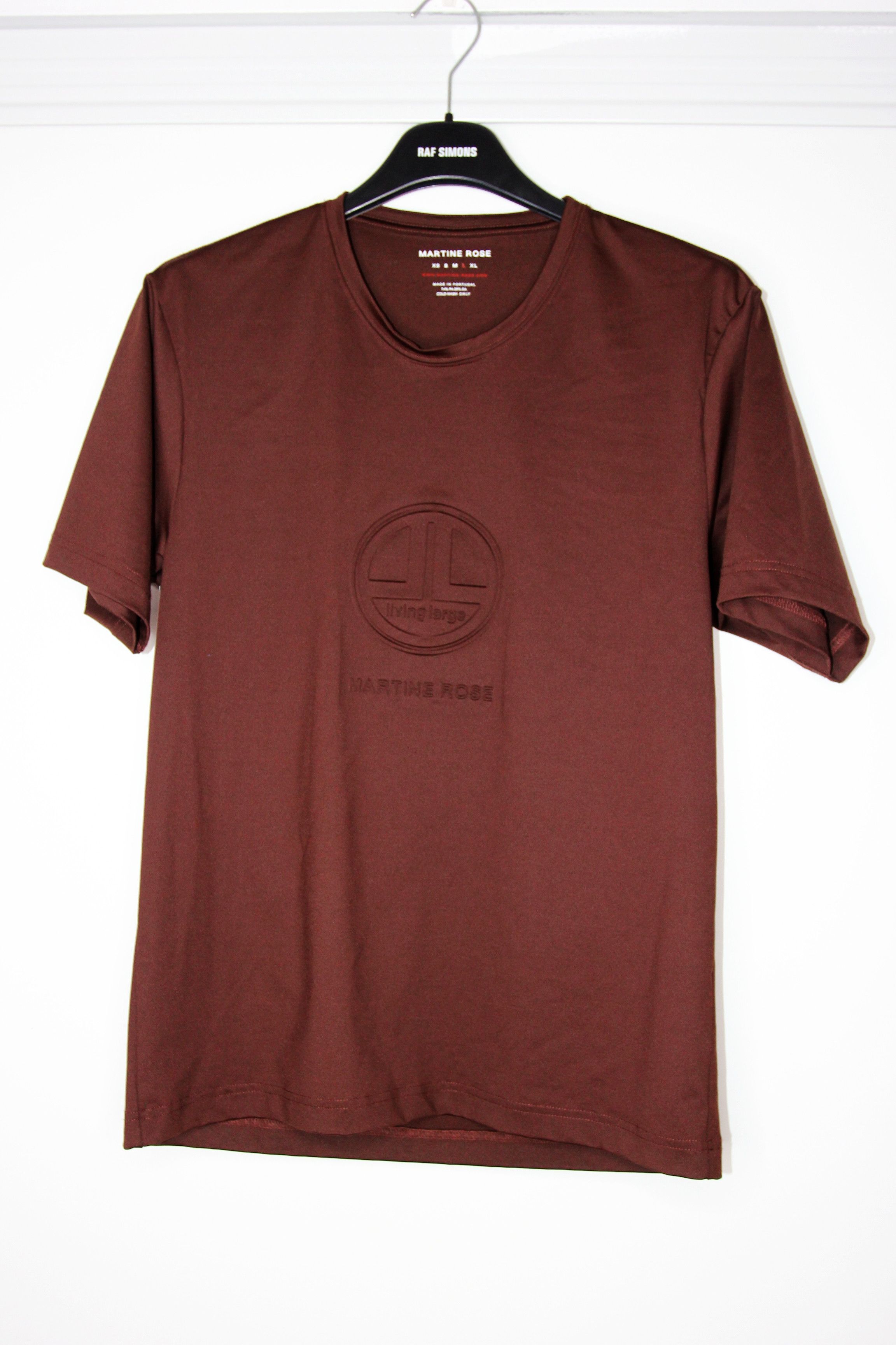 Martine Rose BNWT SS22 MARTINE ROSE EMBOSSED FITTED STRETCH TSHIRT B L Size US M / EU 48-50 / 2 - 2 Thumbnail
