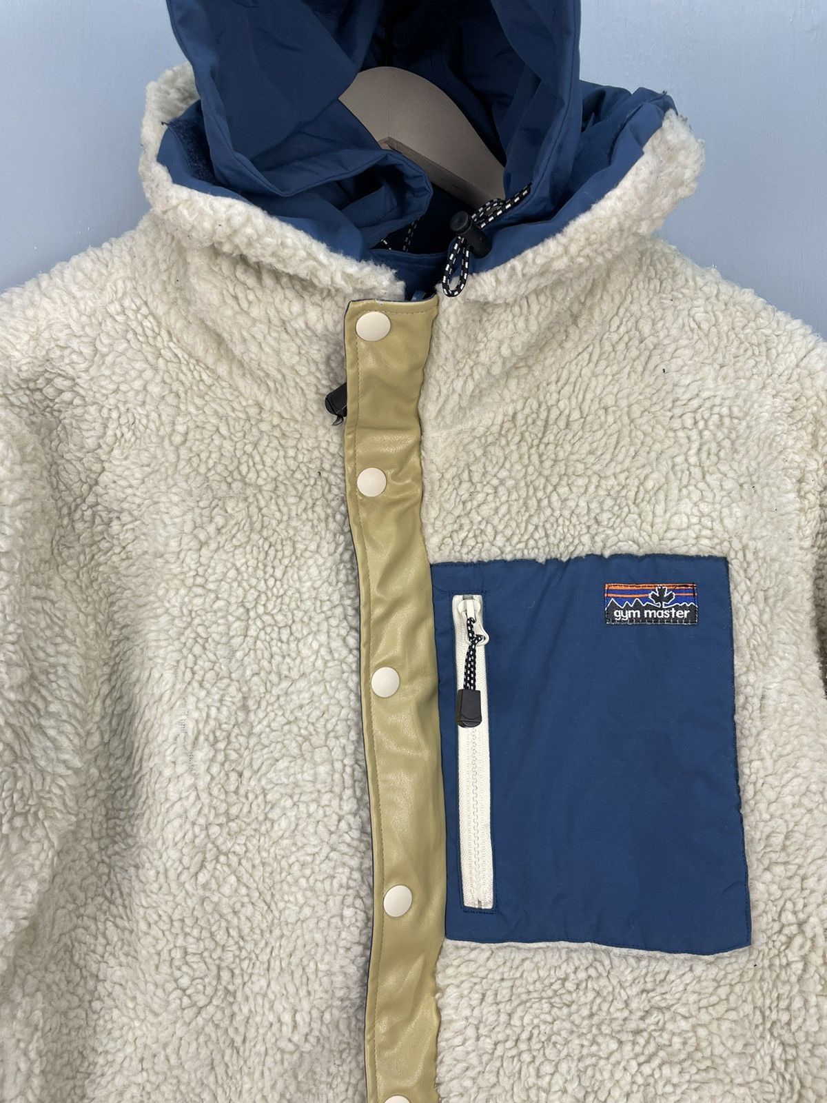 Japanese Brand Gym Master deep pile fleece reversible jacket Size US L / EU 52-54 / 3 - 5 Thumbnail