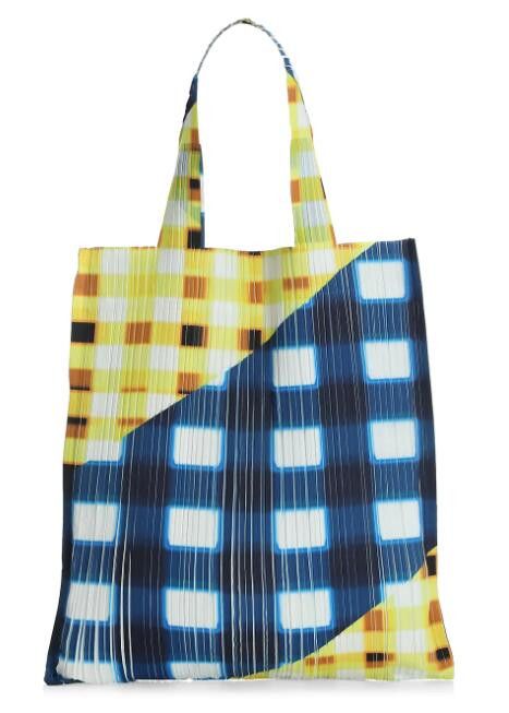 Issey Miyake BNWT AW21 ISSEY MIYAKE PLEATS PLEASE TREK TOTE BAG YELLOW Size ONE SIZE - 6 Thumbnail
