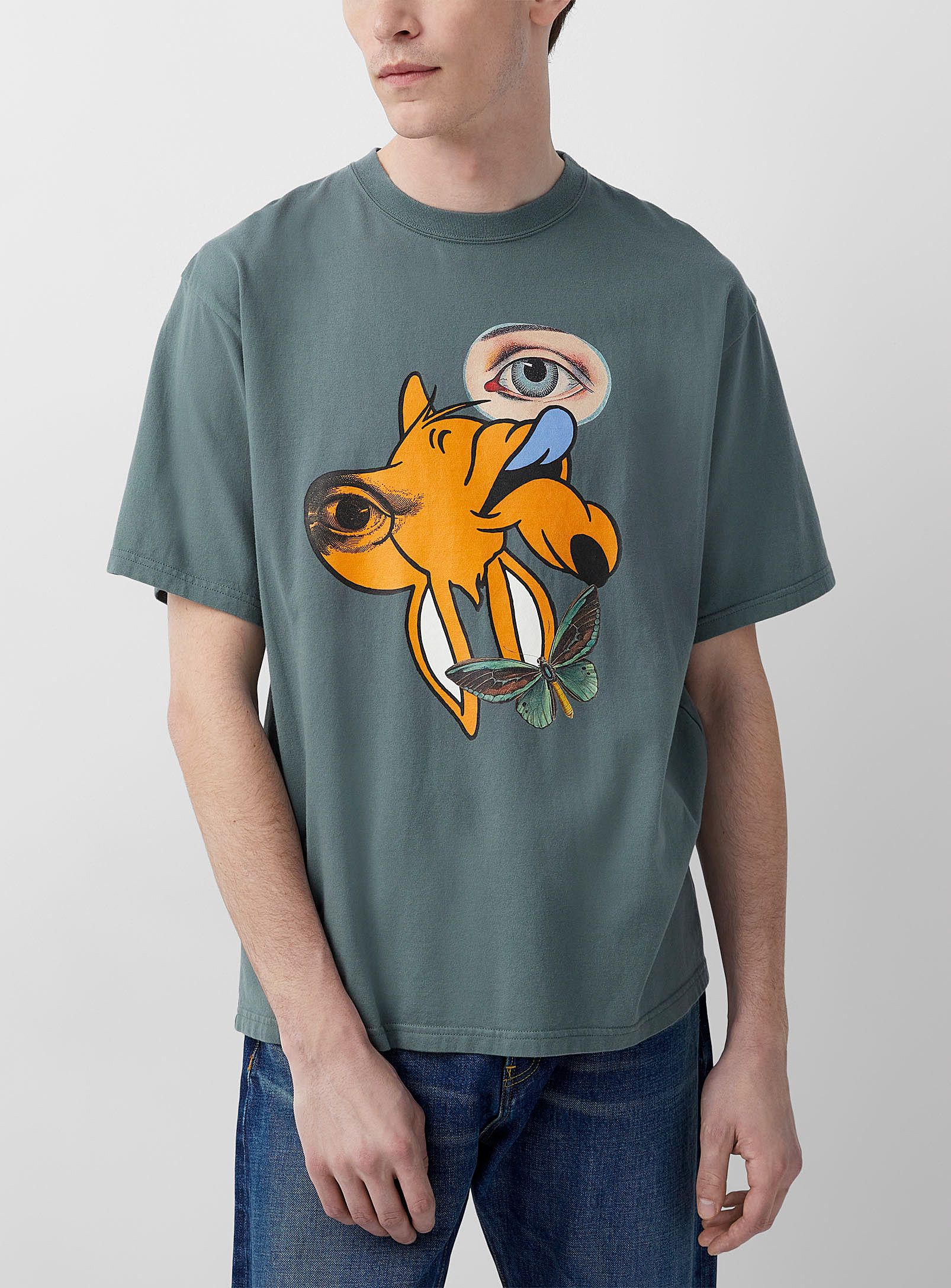 Undercover BNWT SS22 UNDERCOVER ABSTRACT PRINT TSHIRT 1 Size US S / EU 44-46 / 1 - 1 Thumbnail