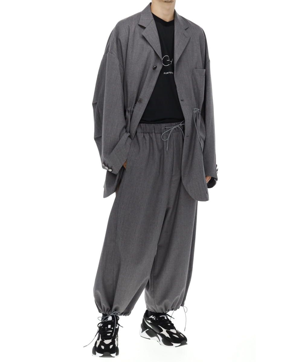 image of Aw20 Fumito Ganryu Oversized Jacket 2 in Grey, Men's (Size Medium)