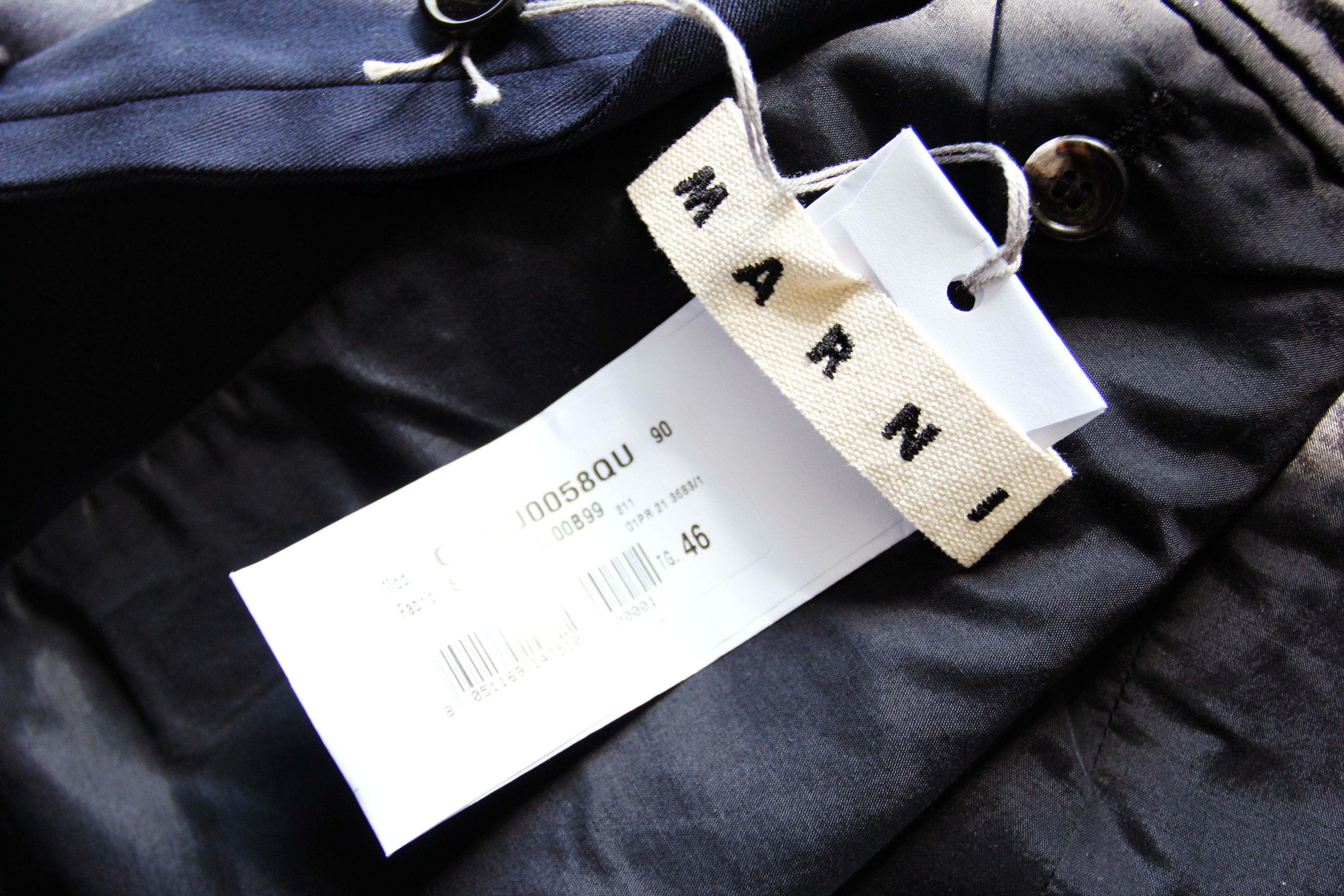 Marni BNWT SS21 MARNI SINGLE BREASTED BLAZER JACKET NAVY 46 Size US S / EU 44-46 / 1 - 9 Thumbnail