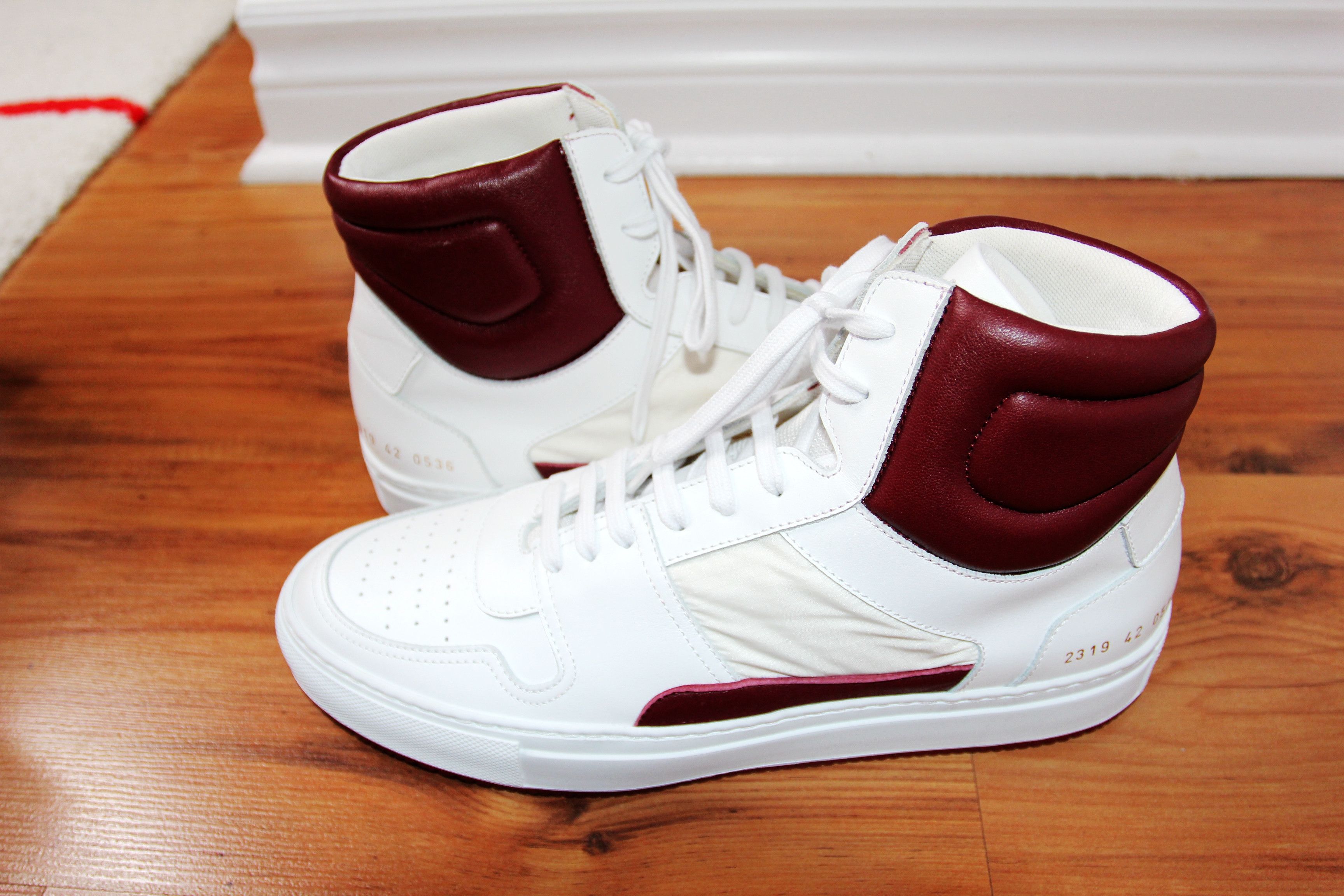 Common Projects BNWT AW21 COMMON PROJECTS HIGH TOP 2319 42 RED Size US 9 / EU 42 - 3 Thumbnail