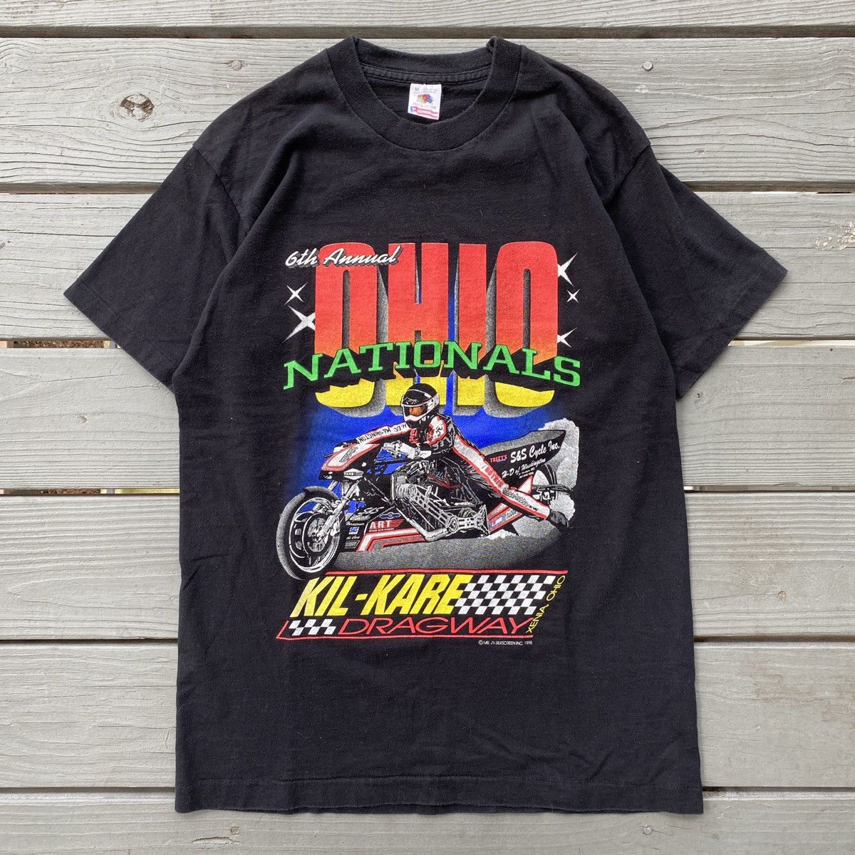 Vintage Vintage 1990’s Ohio Nationals Motorcycle Racing T-Shirt | Grailed