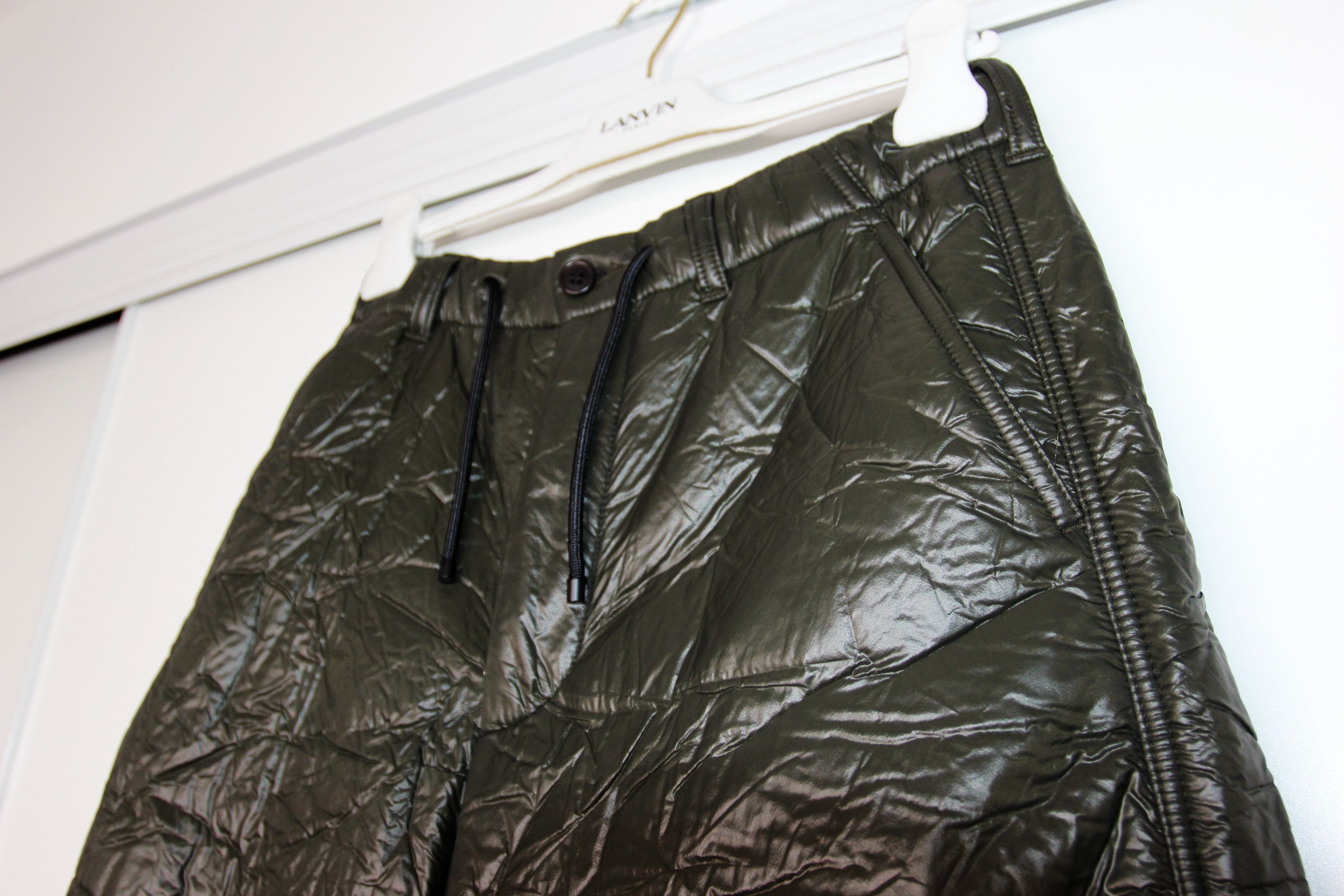 Dries Van Noten BNWT AW21 DRIES VAN NOTEN PERTO CRINKLED SATIN PANTS S Size US 30 / EU 46 - 4 Thumbnail